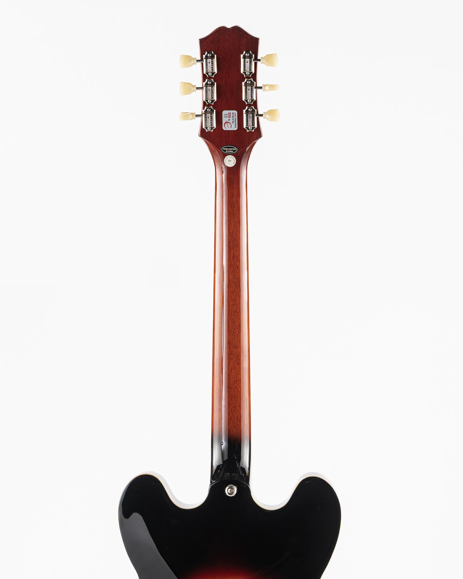 USED 2021 Epiphone ES-335 Inspired by Gibson Semi-Hollow Electric Guitar- Vintage Sunburst