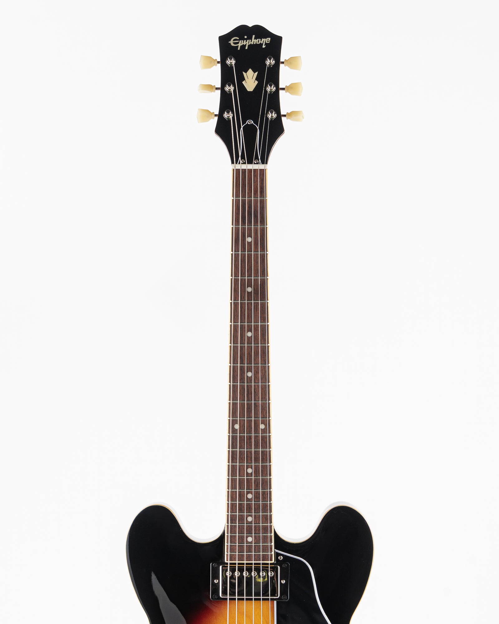 USED 2021 Epiphone ES-335 Inspired by Gibson Semi-Hollow Electric Guitar- Vintage Sunburst