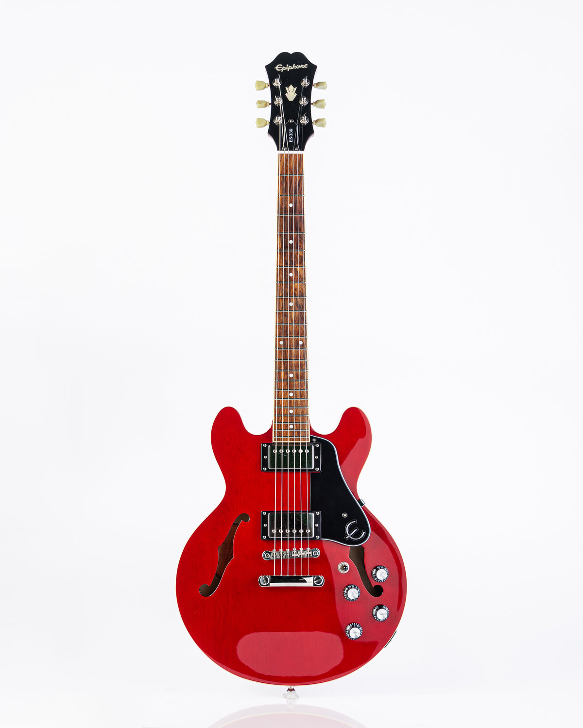 USED Epiphone ES-339 Semi-Hollow Electric Guitar- Cherry Red with Hardshell Case
