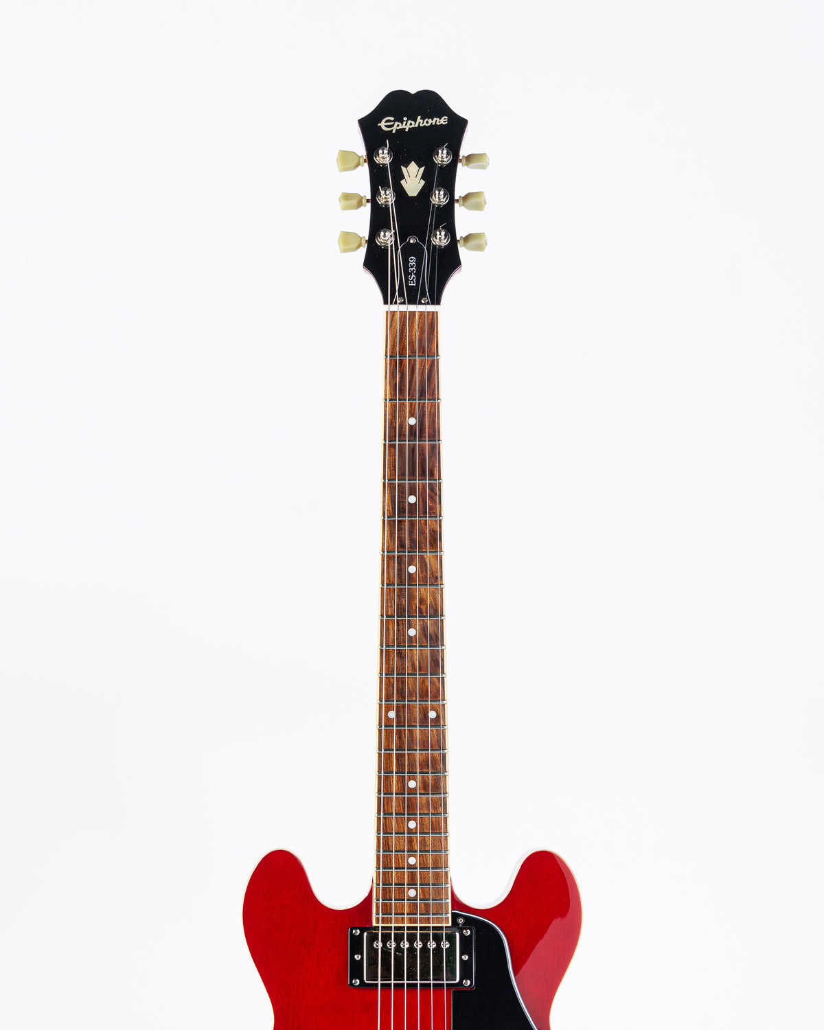 USED Epiphone ES-339 Semi-Hollow Electric Guitar- Cherry Red with Hardshell Case