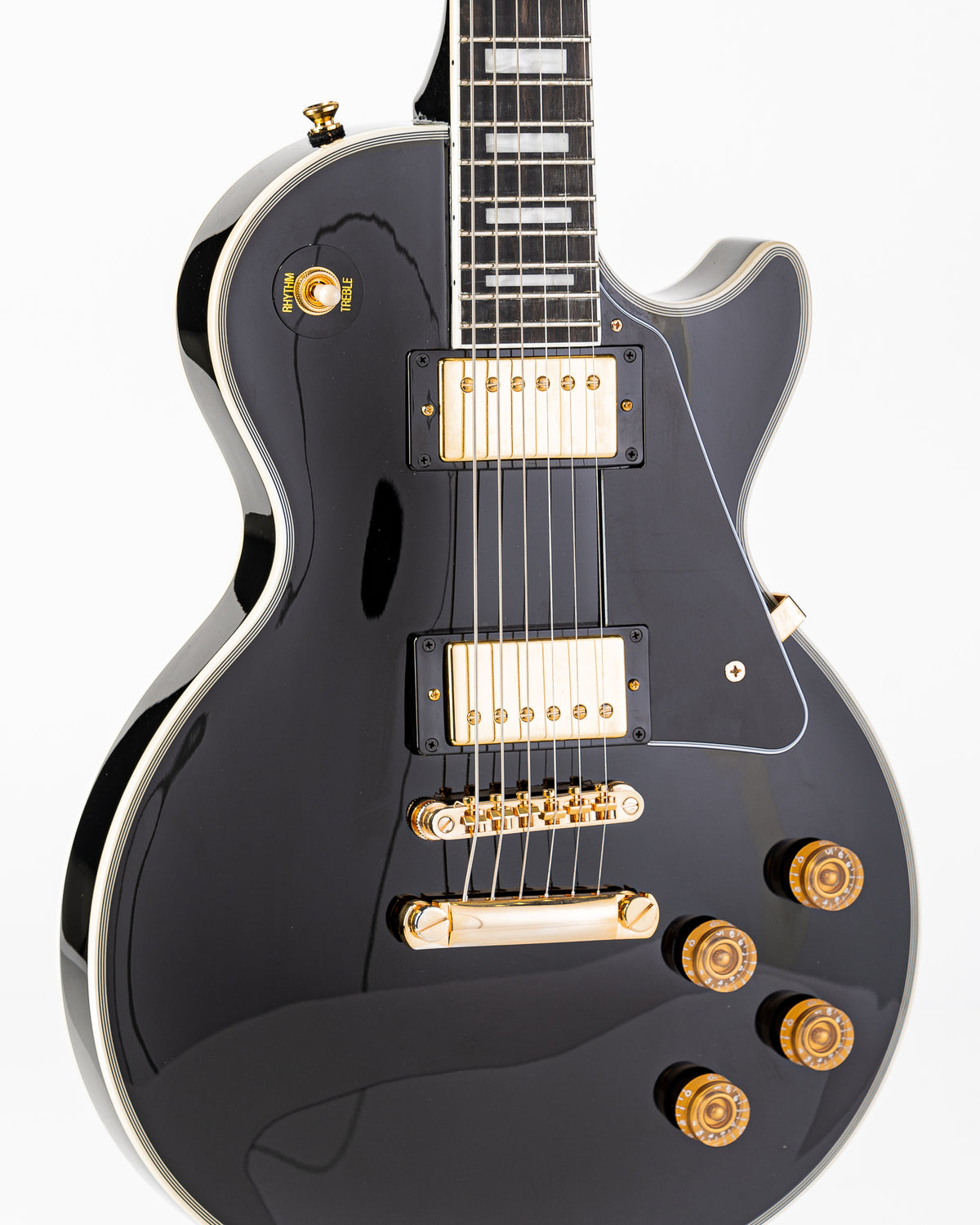 USED Epiphone Les Paul Custom Electric Guitar - Ebony