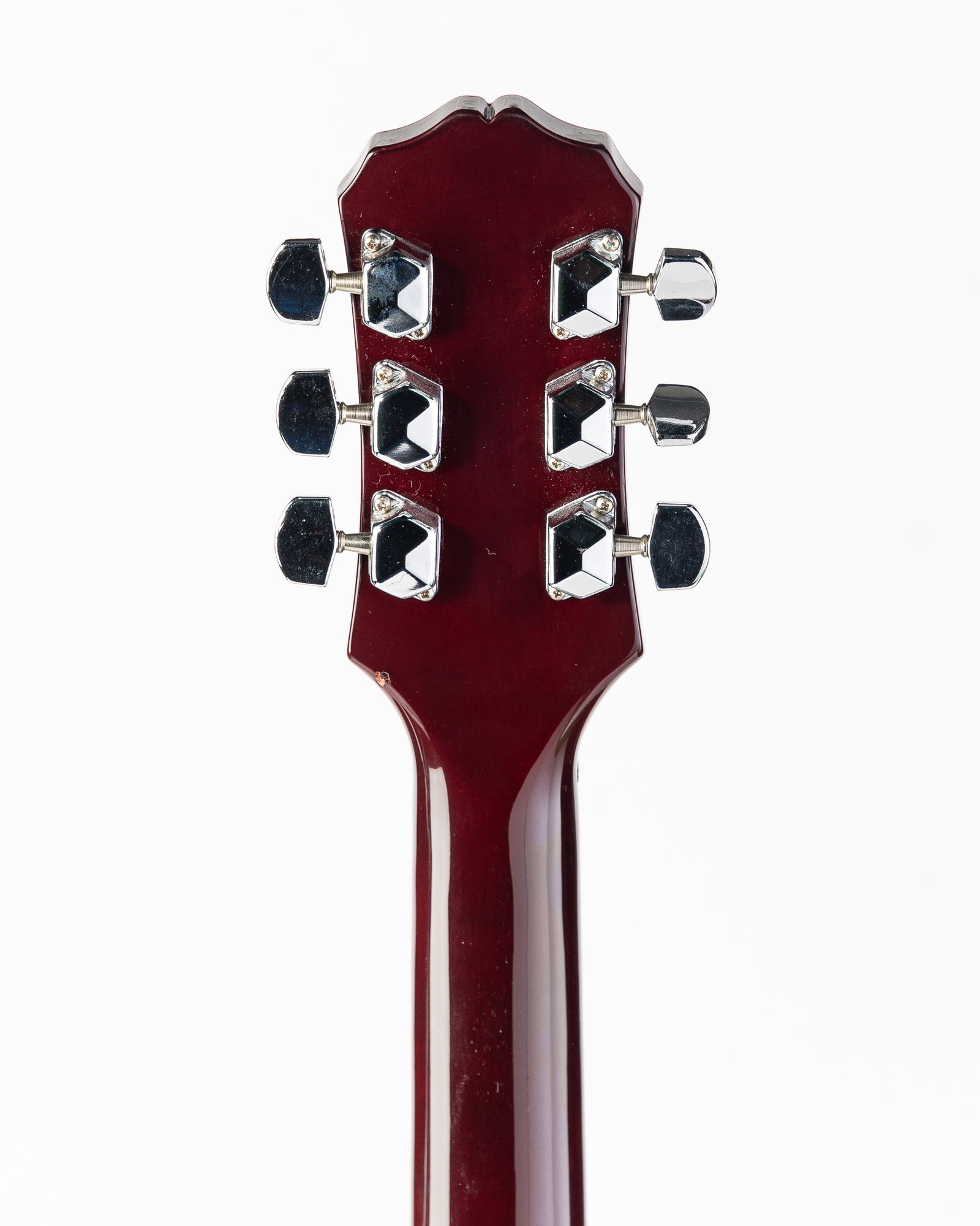 USED 1997 Epiphone Les Paul Double-cut Junior MIJ Electric Guitar - Red