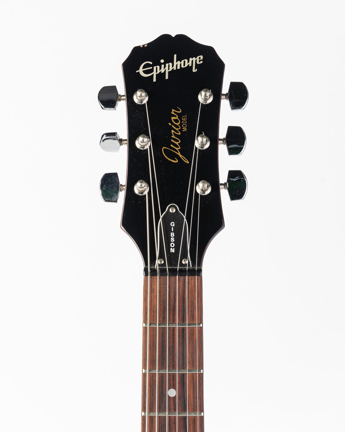 USED 1997 Epiphone Les Paul Double-cut Junior MIJ Electric Guitar - Red