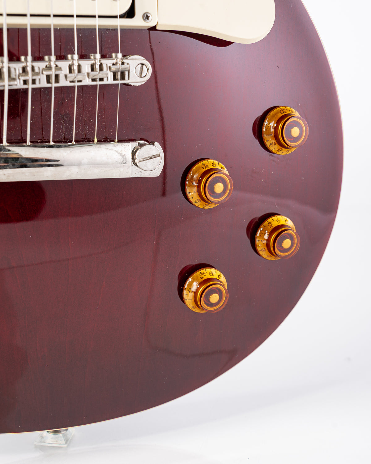 USED Epiphone Les Paul Traditional Pro Electric Guitar- Wine Red