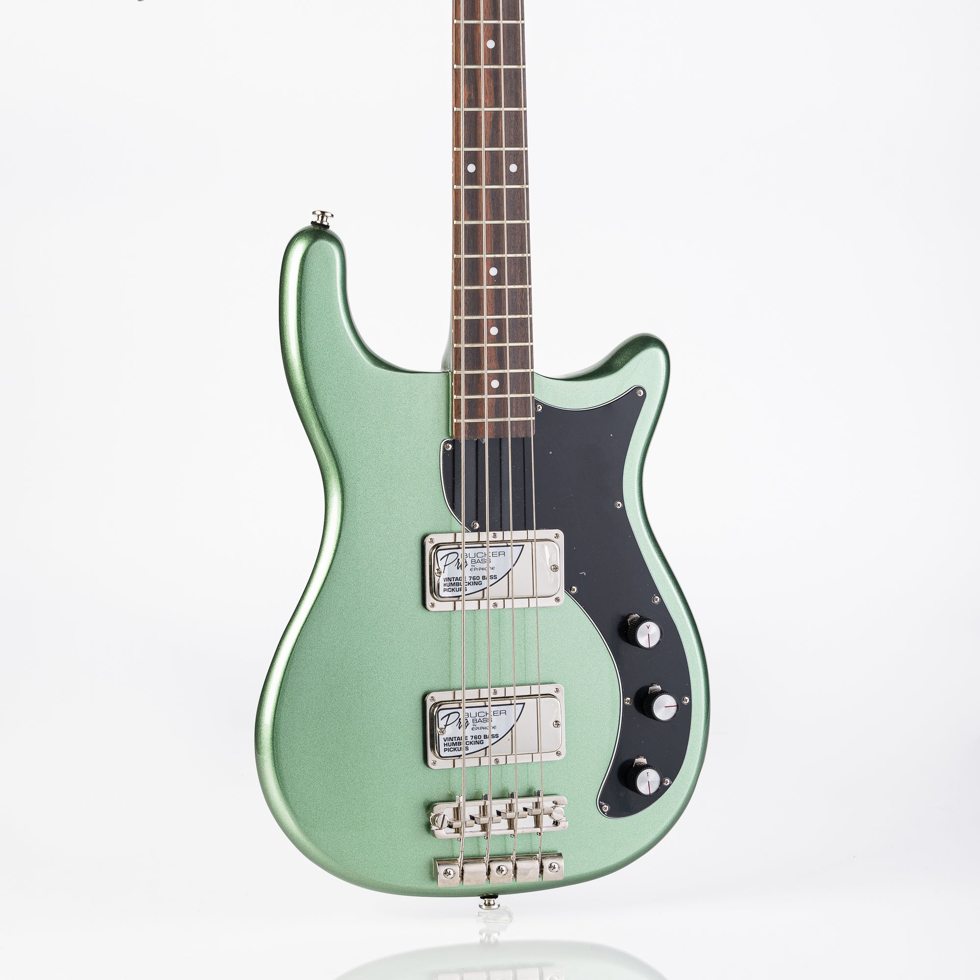 USED Epiphone Original Series Embassy Bass with Indian Laurel Fingerboard - Wanderlust Green Metallic