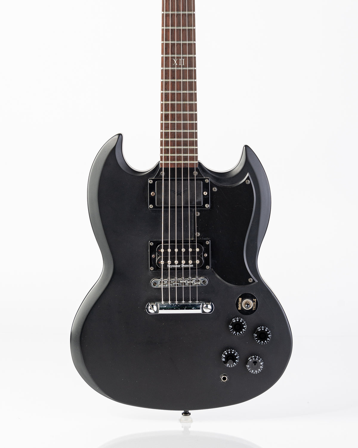 USED 2003 Epiphone SG Goth G-400 Electric Guitar - Satin Black