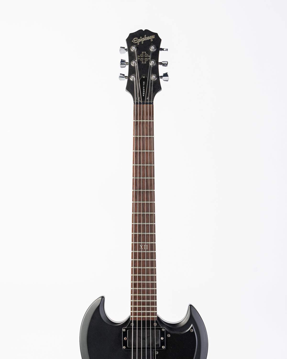USED 2003 Epiphone SG Goth G-400 Electric Guitar - Satin