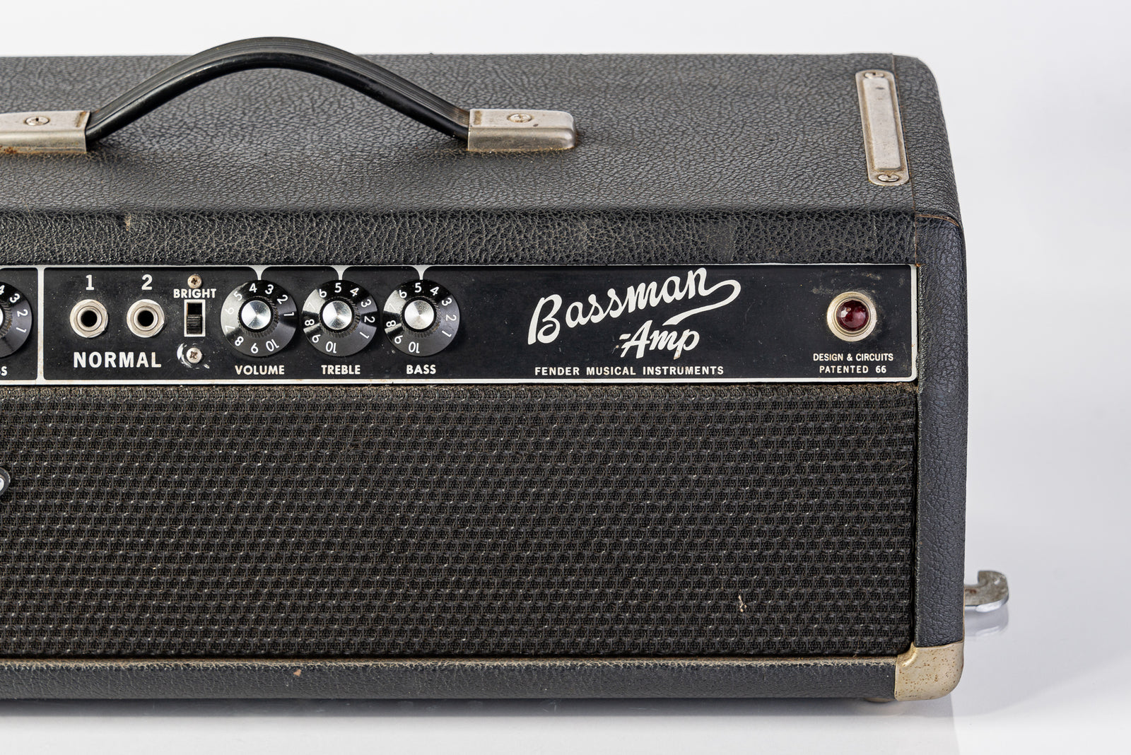 USED Fender 1967 Bassman 50W Black Panel Guitar Amp Head