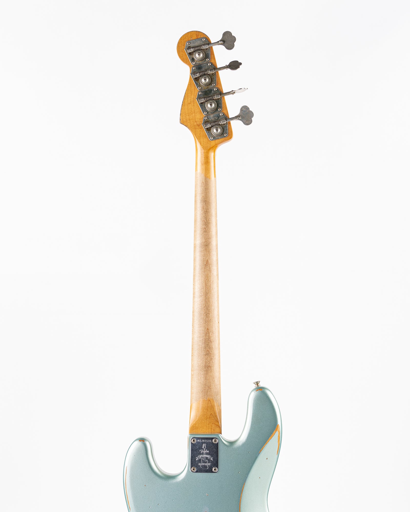 USED Fender 60th Anniversary Road Worn '60s Jazz Bass - Firemist Silver with Hardshell Case
