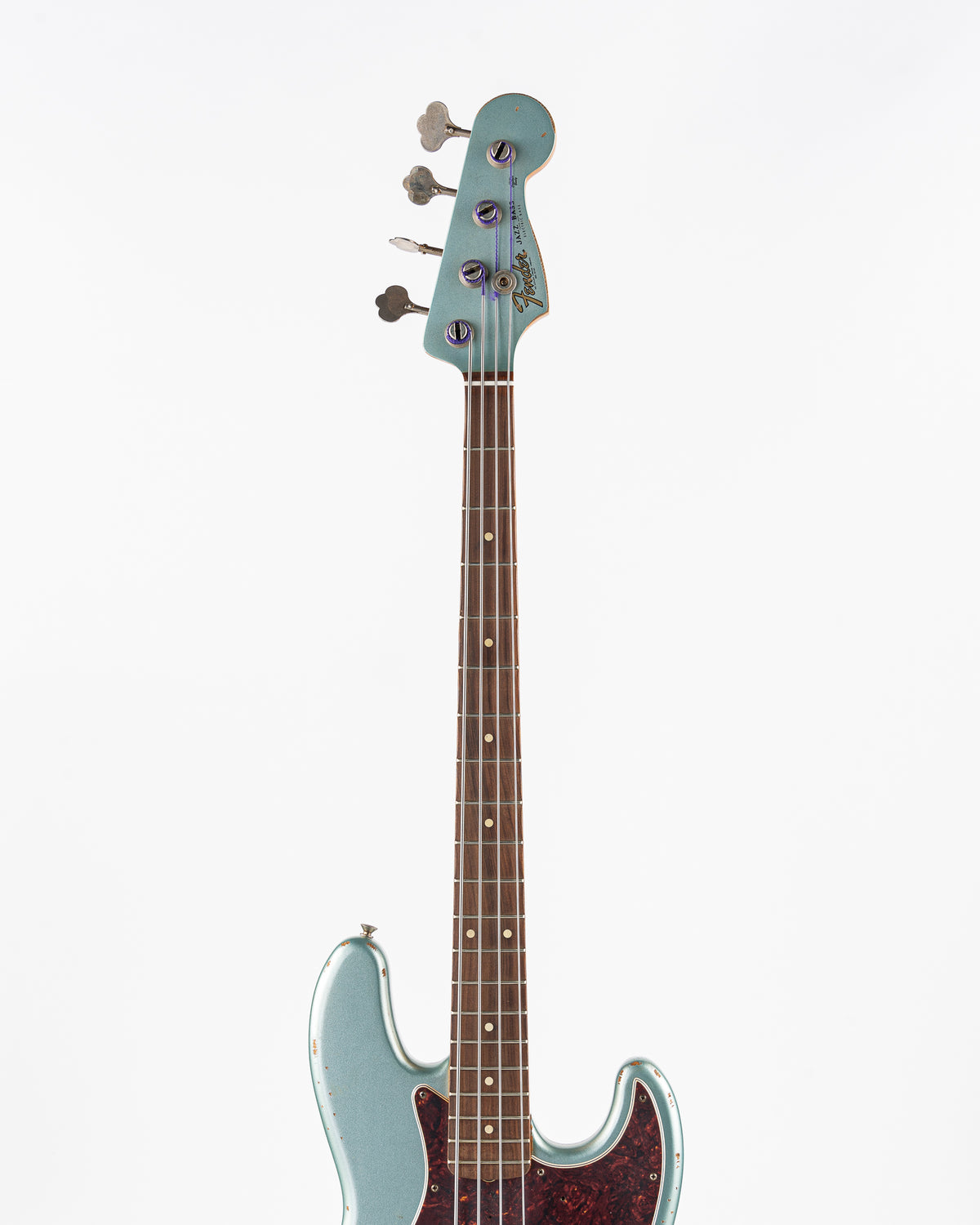 USED Fender 60th Anniversary Road Worn '60s Jazz Bass - Firemist Silver with Hardshell Case