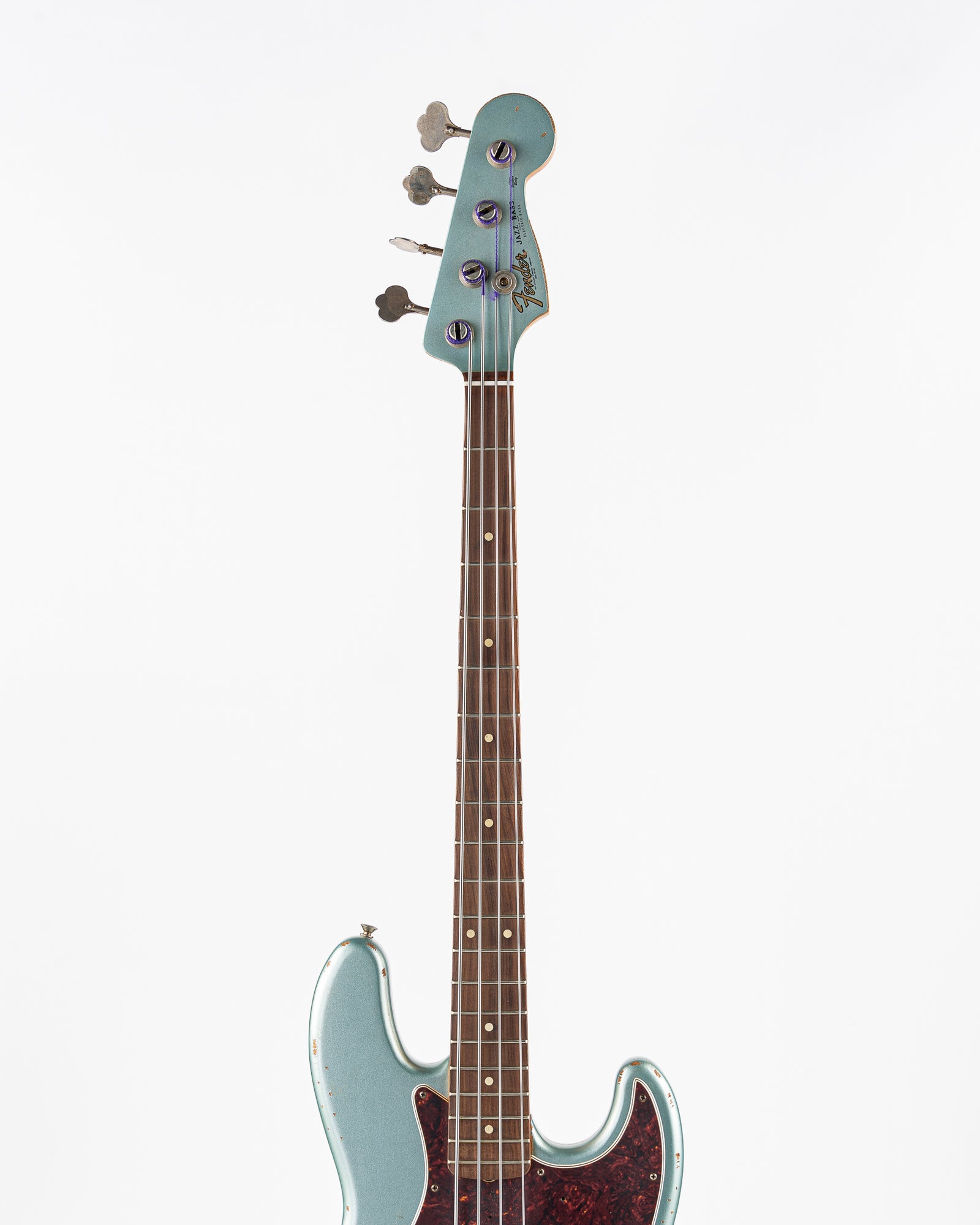 USED Fender 60th Anniversary Road Worn '60s Jazz Bass - Firemist Silver with Hardshell Case
