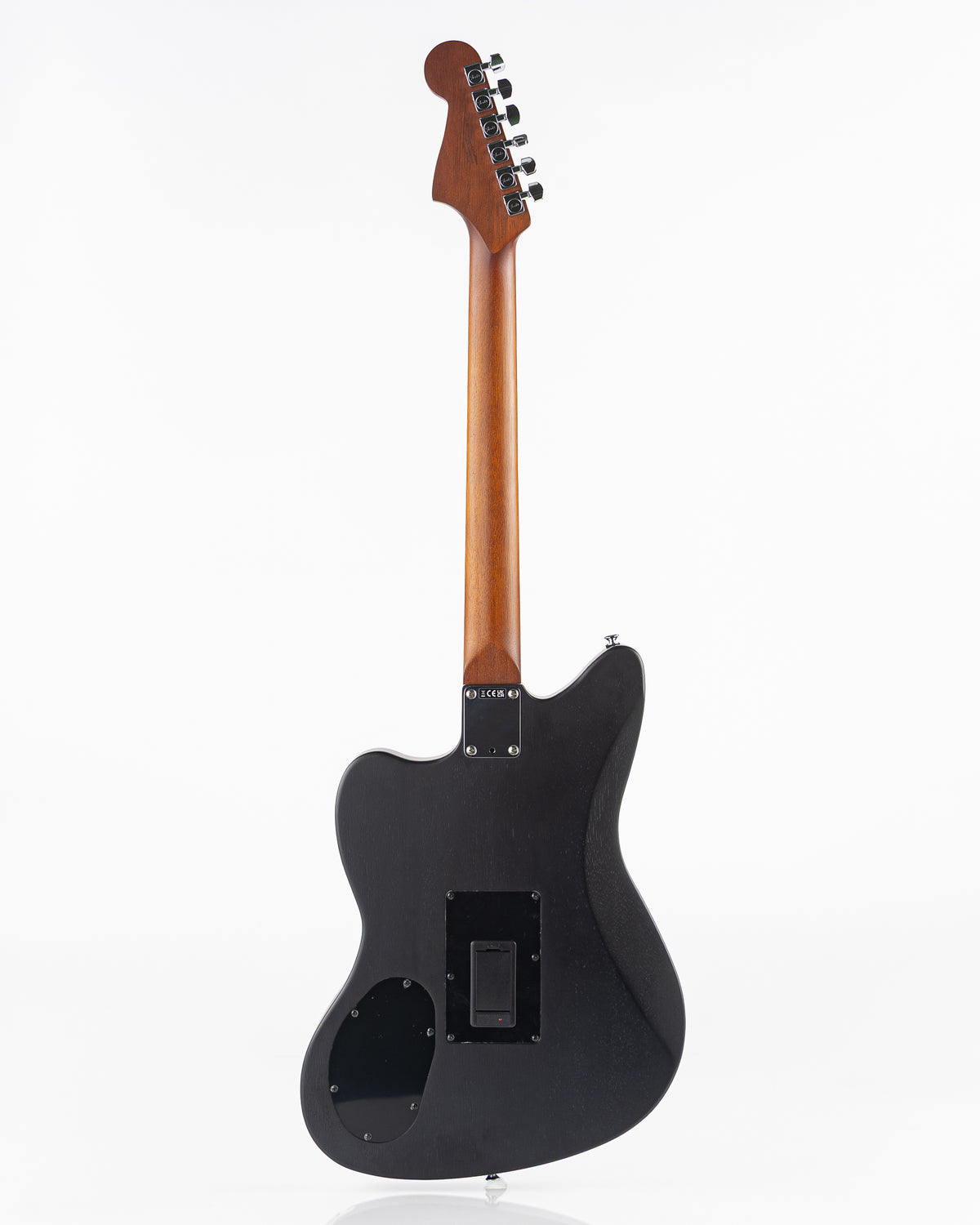 USED Fender Acoustasonic Standard Jazzmaster Acoustic Electric Guitar - Matte Black