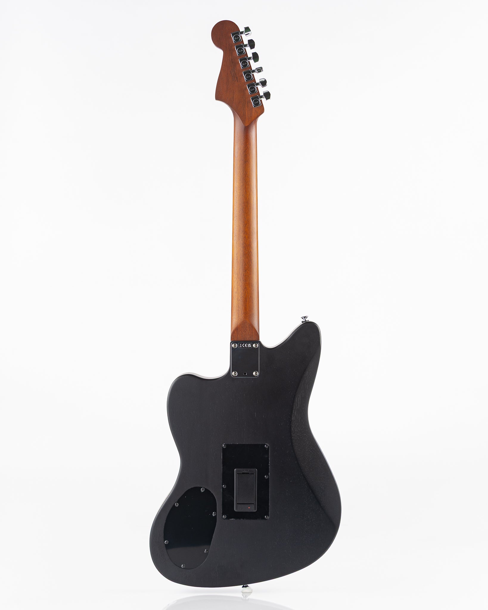 USED Fender Acoustasonic Standard Jazzmaster Acoustic Electric Guitar - Matte Black