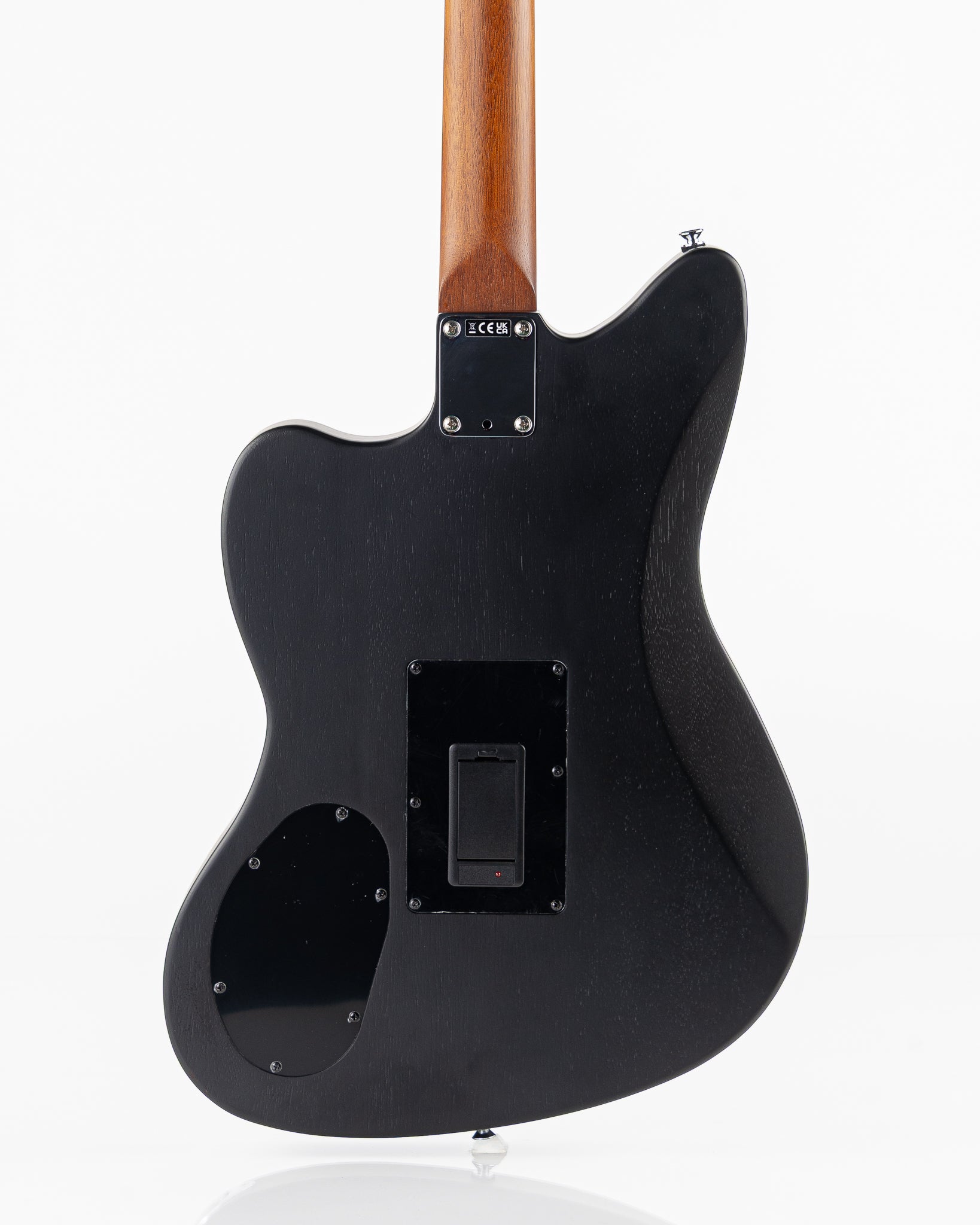 USED Fender Acoustasonic Standard Jazzmaster Acoustic Electric Guitar - Matte Black