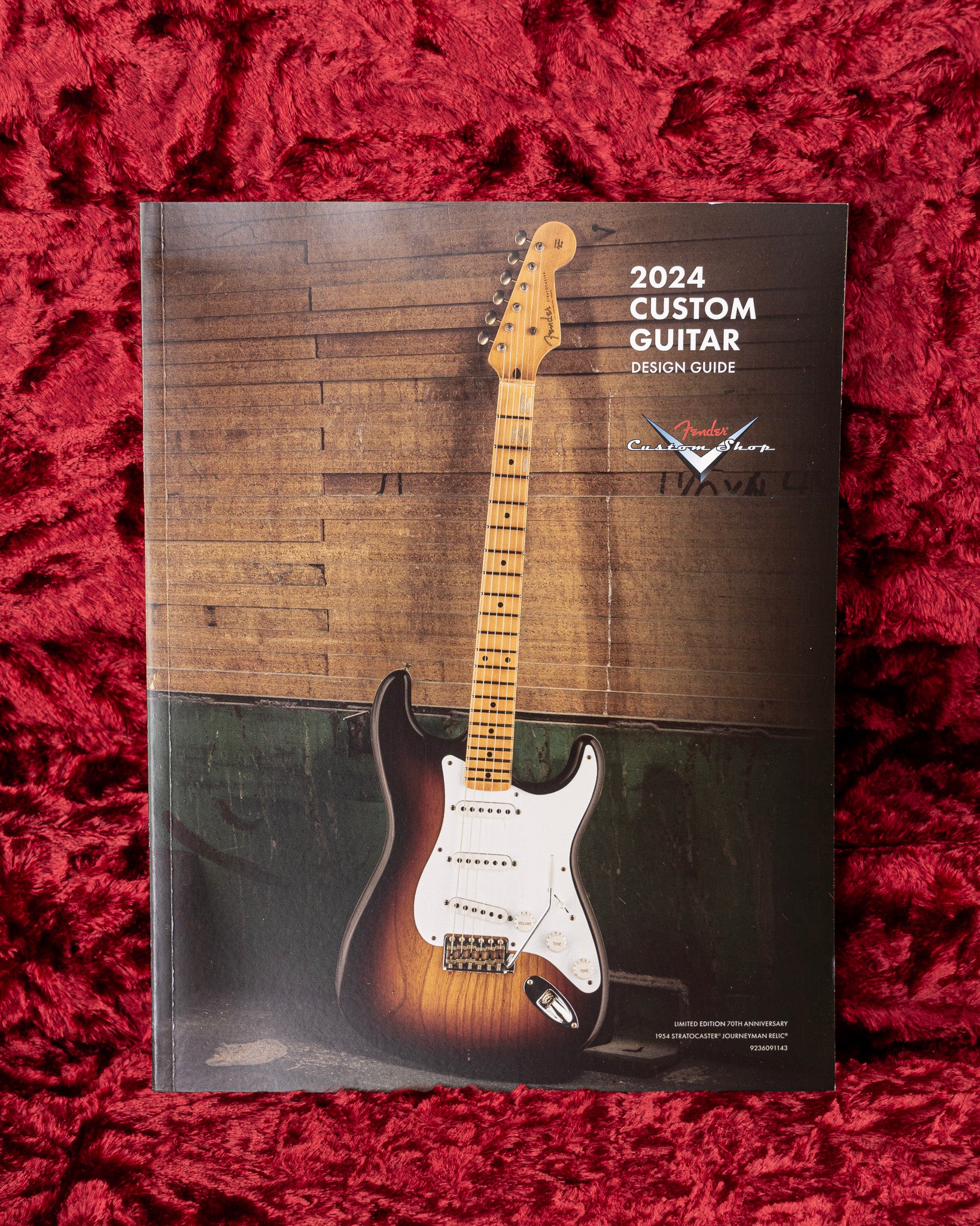 USED 2024 Fender Custom Shop Limited 70th Anniversary '54 Stratocaster Electric Guitar - Heavy Relic Aged Black