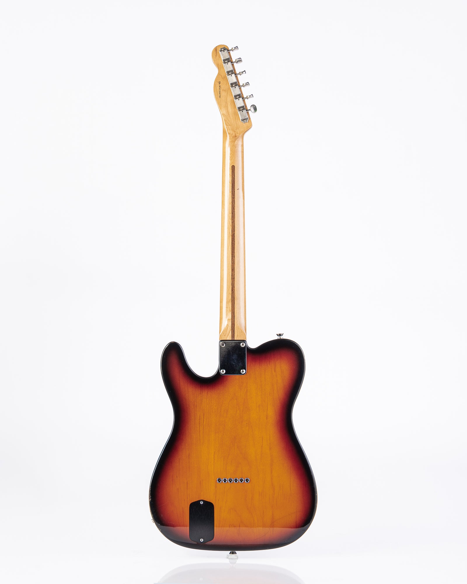 USED Fender Deluxe Nashville Power Telecaster with Fishman Powerbridge Electric Guitar- 2 Tone Burst with Tweed HSC
