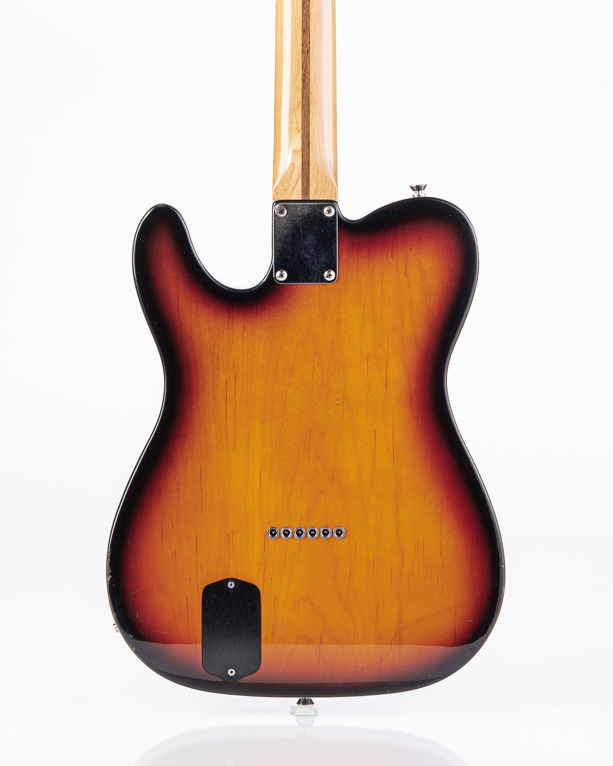 USED Fender Deluxe Nashville Power Telecaster with Fishman Powerbridge Electric Guitar- 2 Tone Burst with Tweed HSC