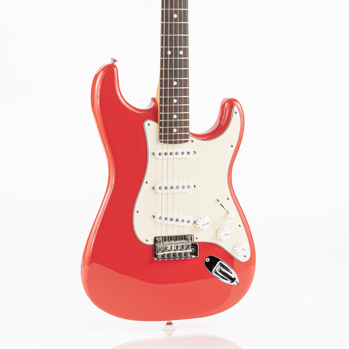 USED 2024 Fender Player II 70th Anniversary Stratocaster Electric Guitar with John Mayer Big Dipper Pickups - Coral Red