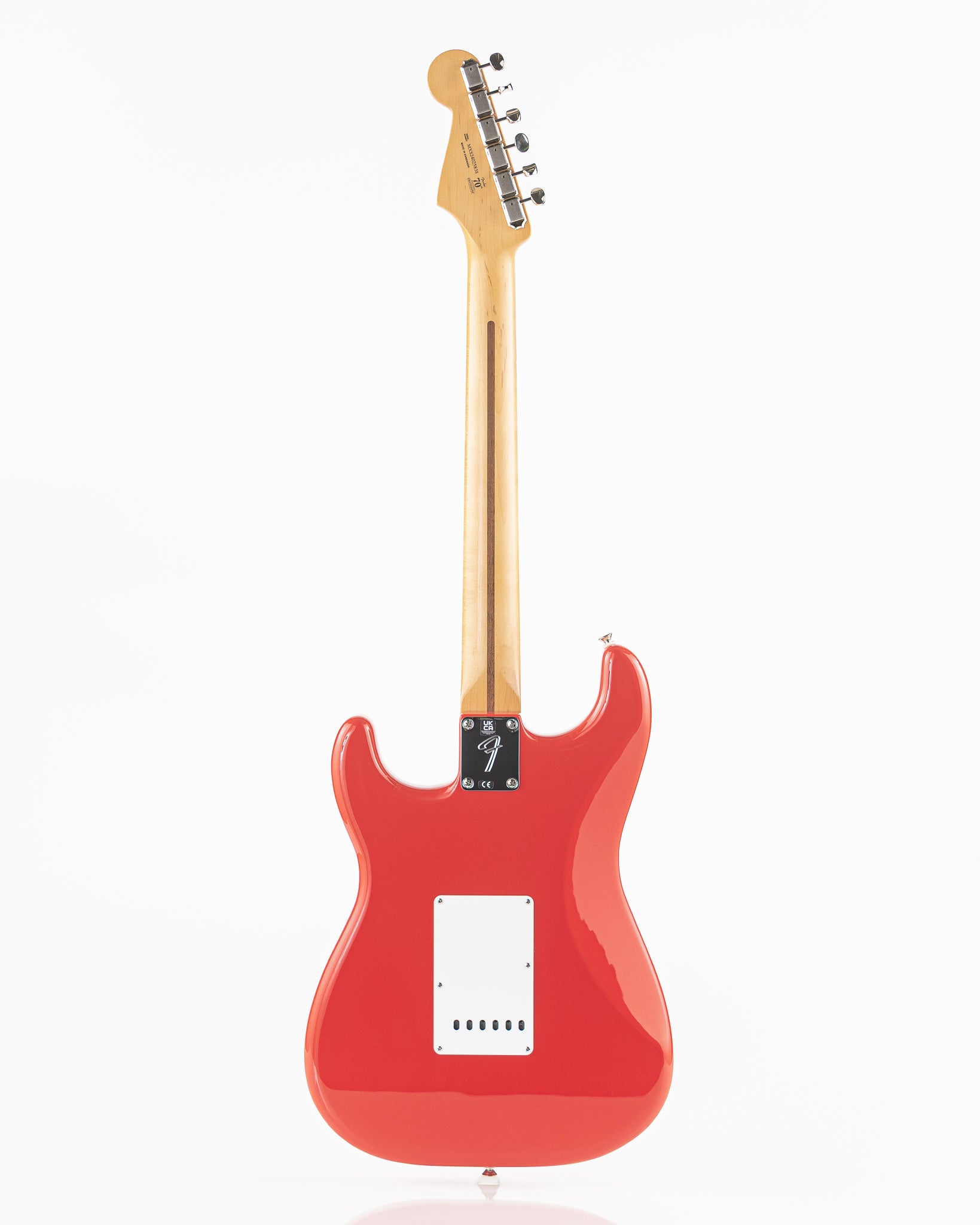 USED 2024 Fender Player II 70th Anniversary Stratocaster Electric Guitar with John Mayer Big Dipper Pickups - Coral Red