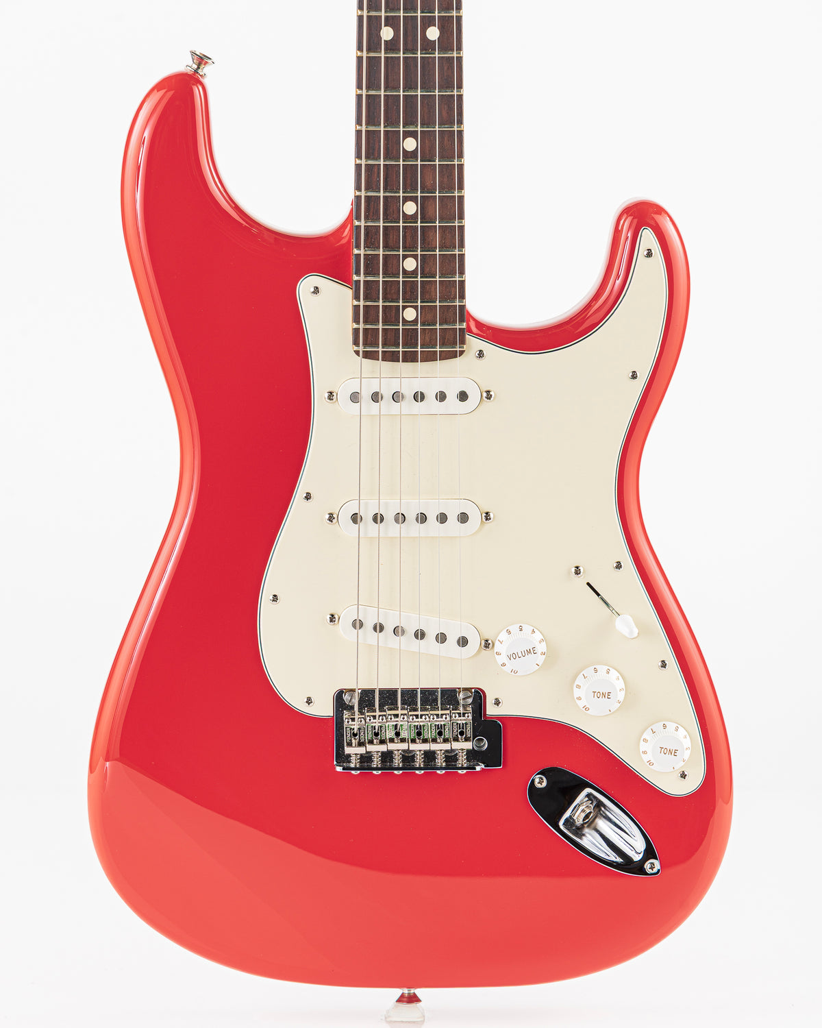USED 2024 Fender Player II 70th Anniversary Stratocaster Electric Guitar with John Mayer Big Dipper Pickups - Coral Red