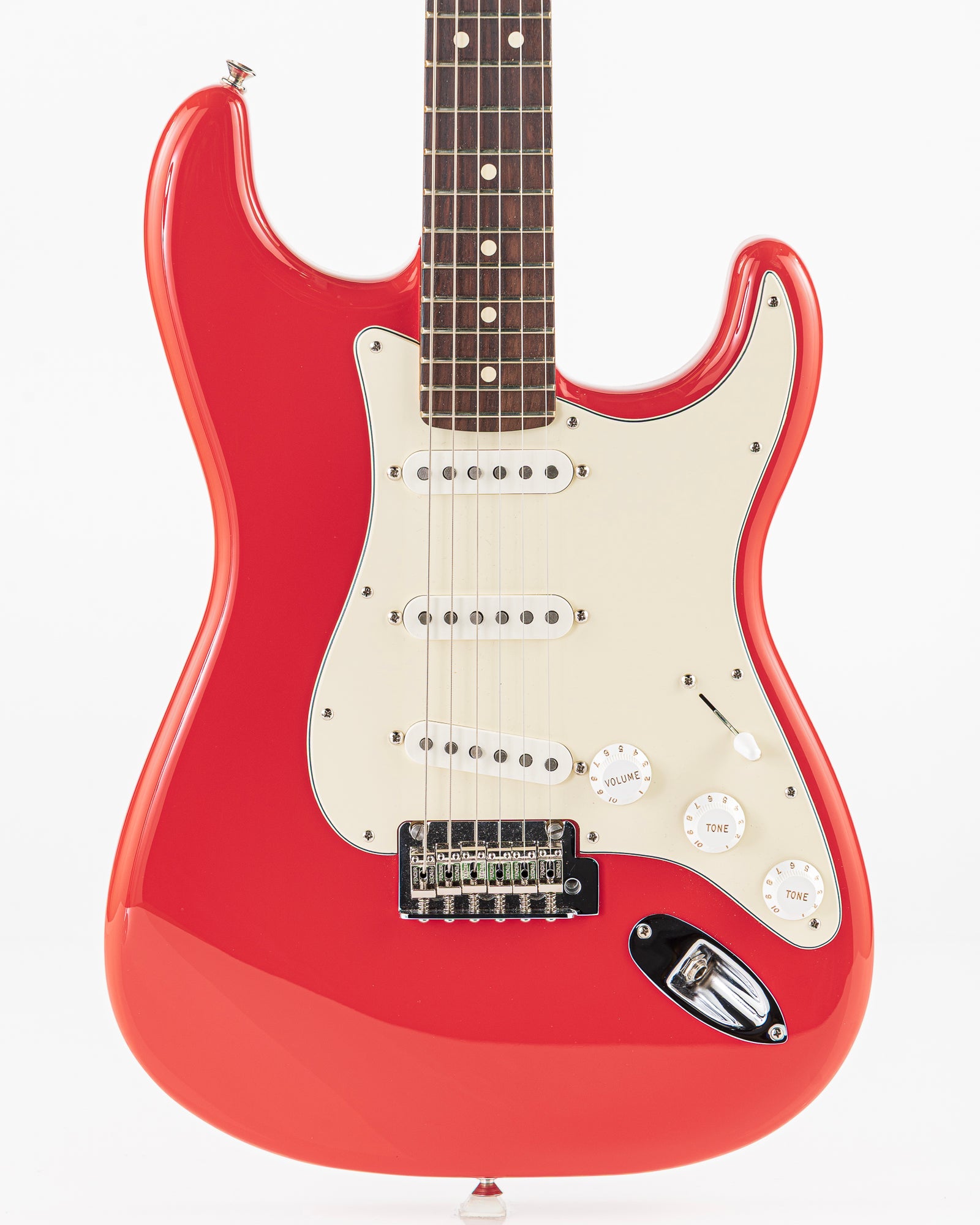 USED 2024 Fender Player II 70th Anniversary Stratocaster Electric Guitar with John Mayer Big Dipper Pickups - Coral Red