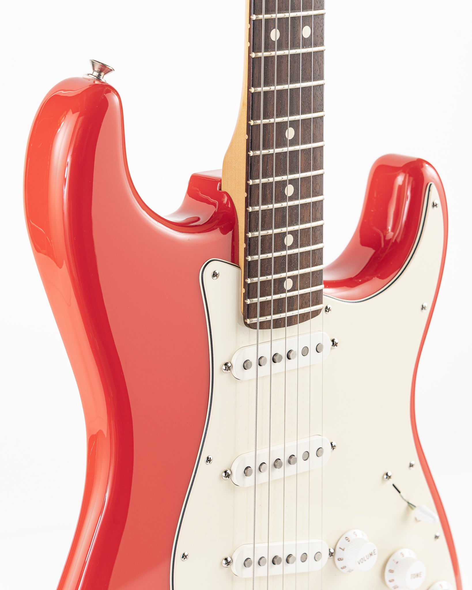 USED 2024 Fender Player II 70th Anniversary Stratocaster Electric Guitar with John Mayer Big Dipper Pickups - Coral Red