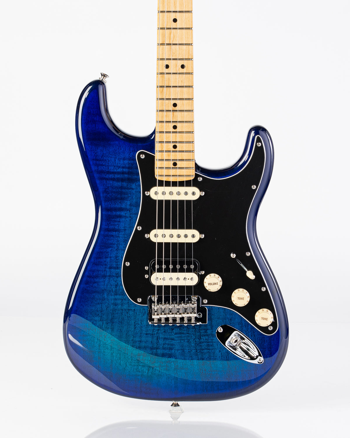 USED Fender Player Stratocaster HSS Plus Top Limited-Edition Electric Guitar - Blue Burst