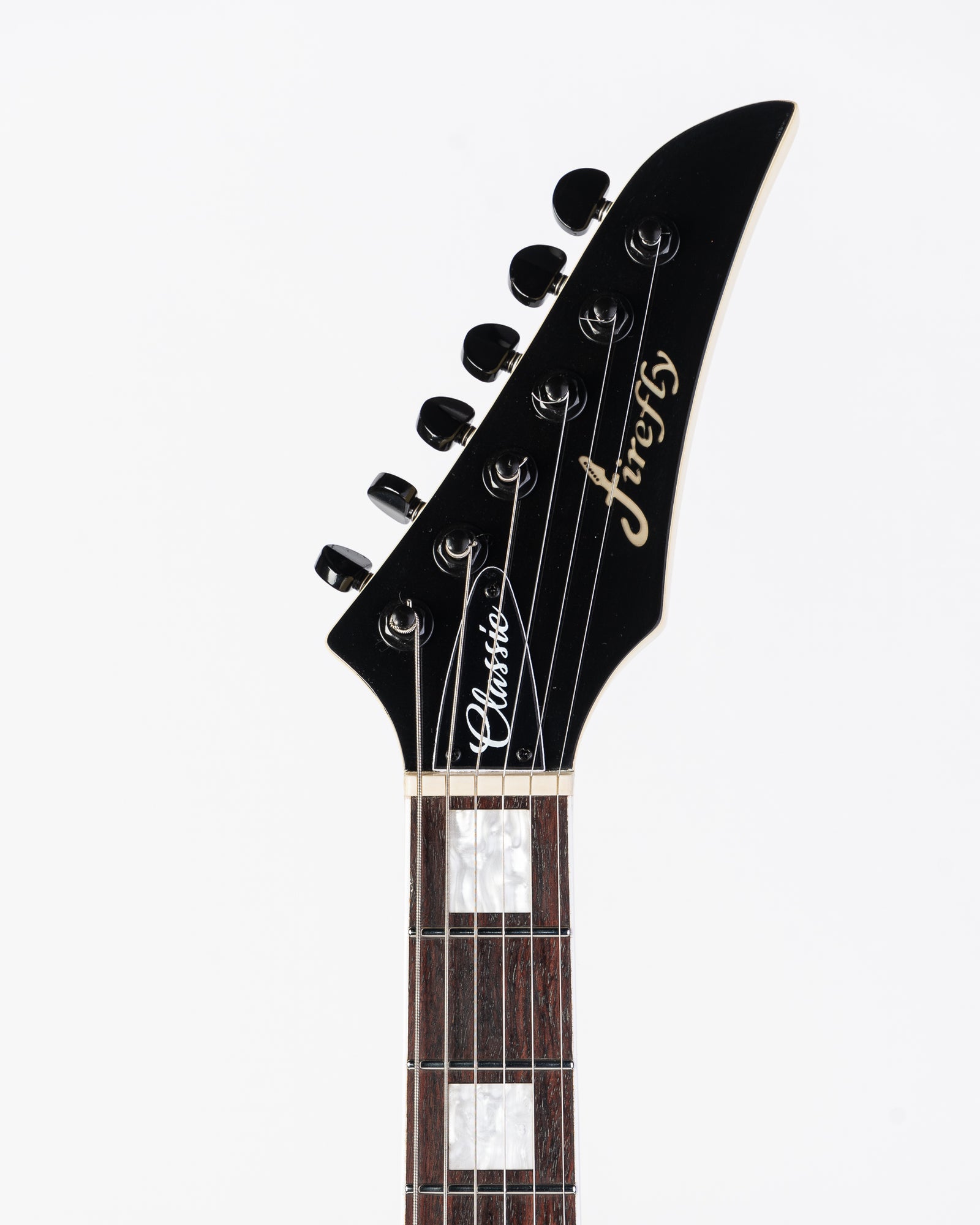 USED Firefly Explorer Classic Electric Guitar- Cream