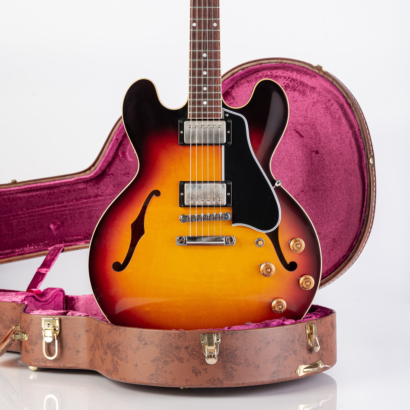 Used Gibson 59 Reissue ES-335 Custom Shop VOS Electric Guitar- 3-Tone Sunburst w/Case