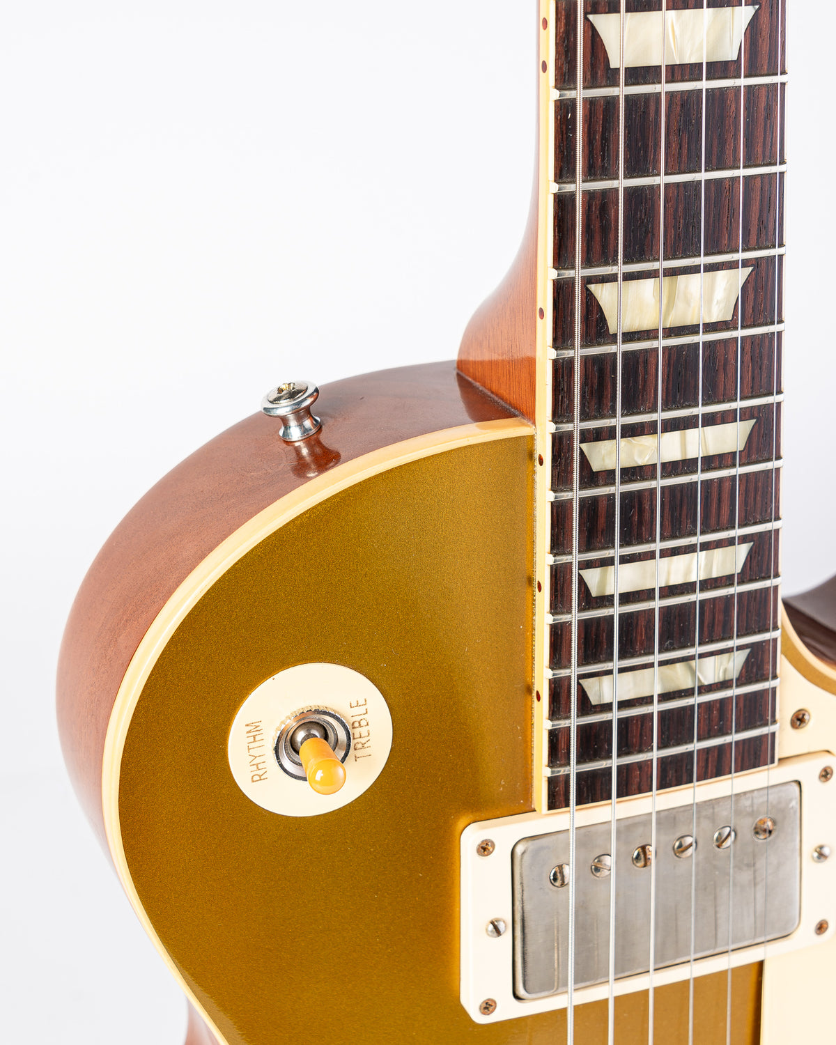 USED Gibson Les Paul Custom Shop 57' Reissue Electric Guitar- Gold Top w/OHSC