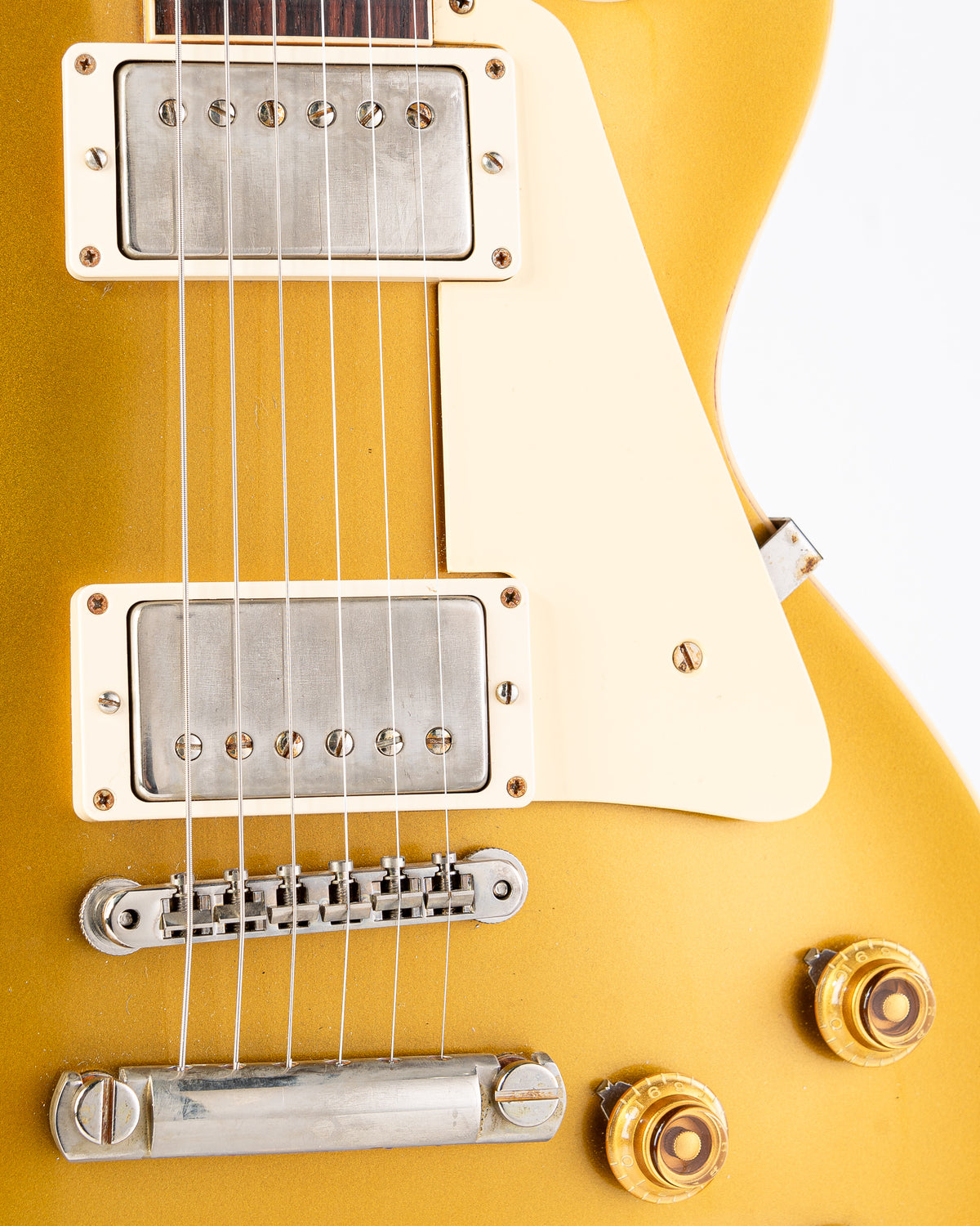 USED Gibson Les Paul Custom Shop 57' Reissue Electric Guitar- Gold Top w/OHSC