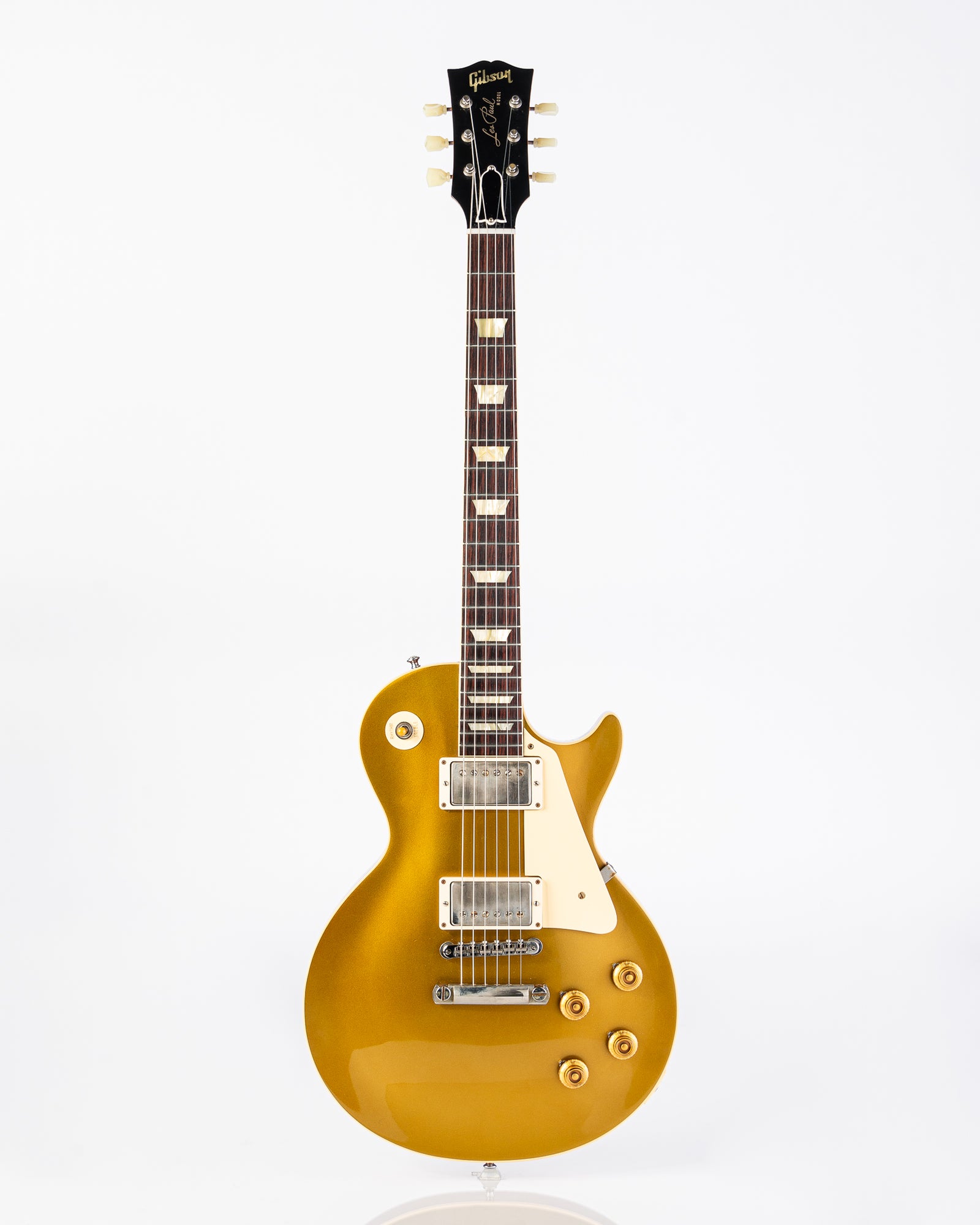 USED Gibson Les Paul Custom Shop 57' Reissue Electric Guitar- Gold Top w/OHSC