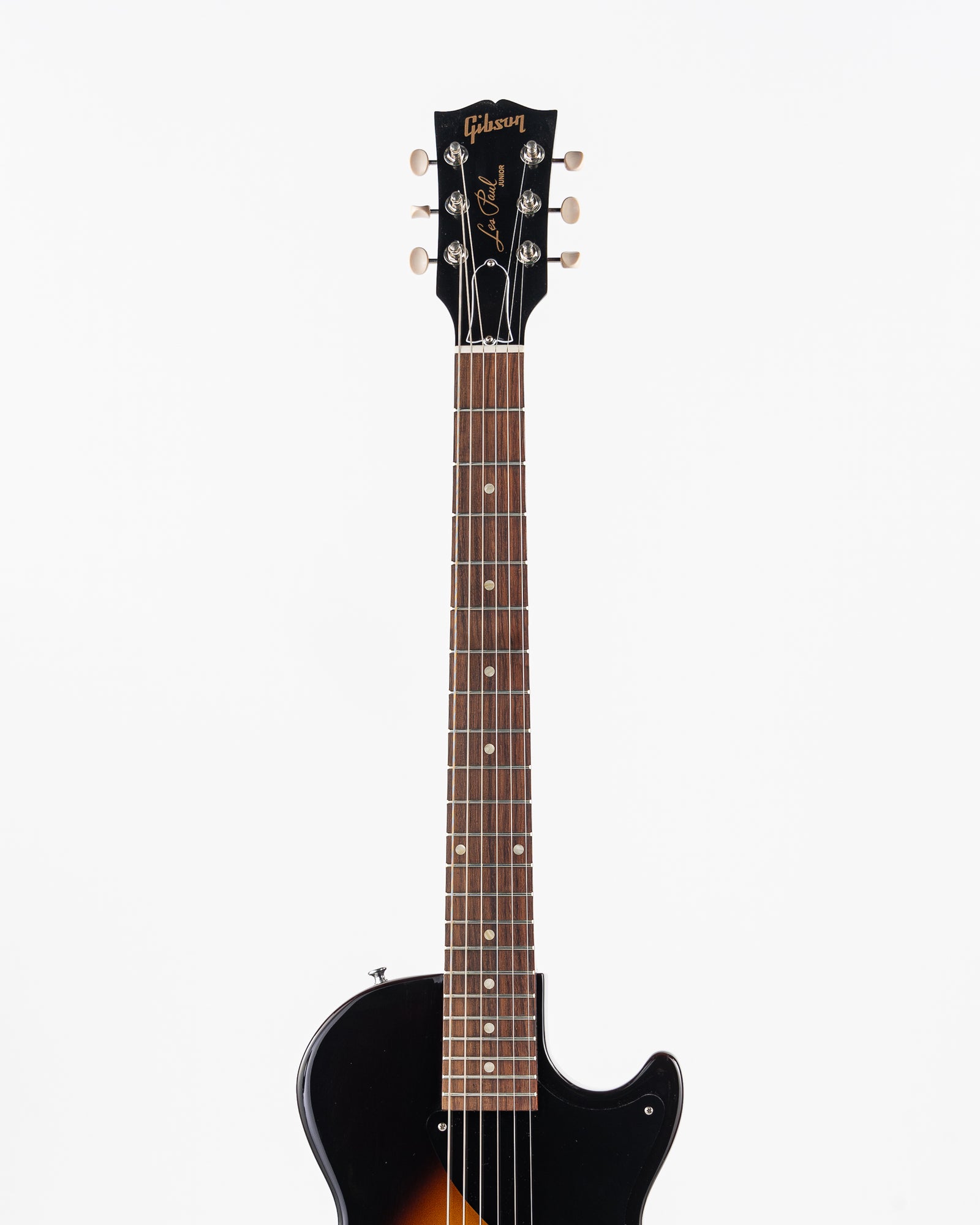 USED Gibson Les Paul Jr. Electric Guitar- Vintage Tobacco Burst with Hardshell Case