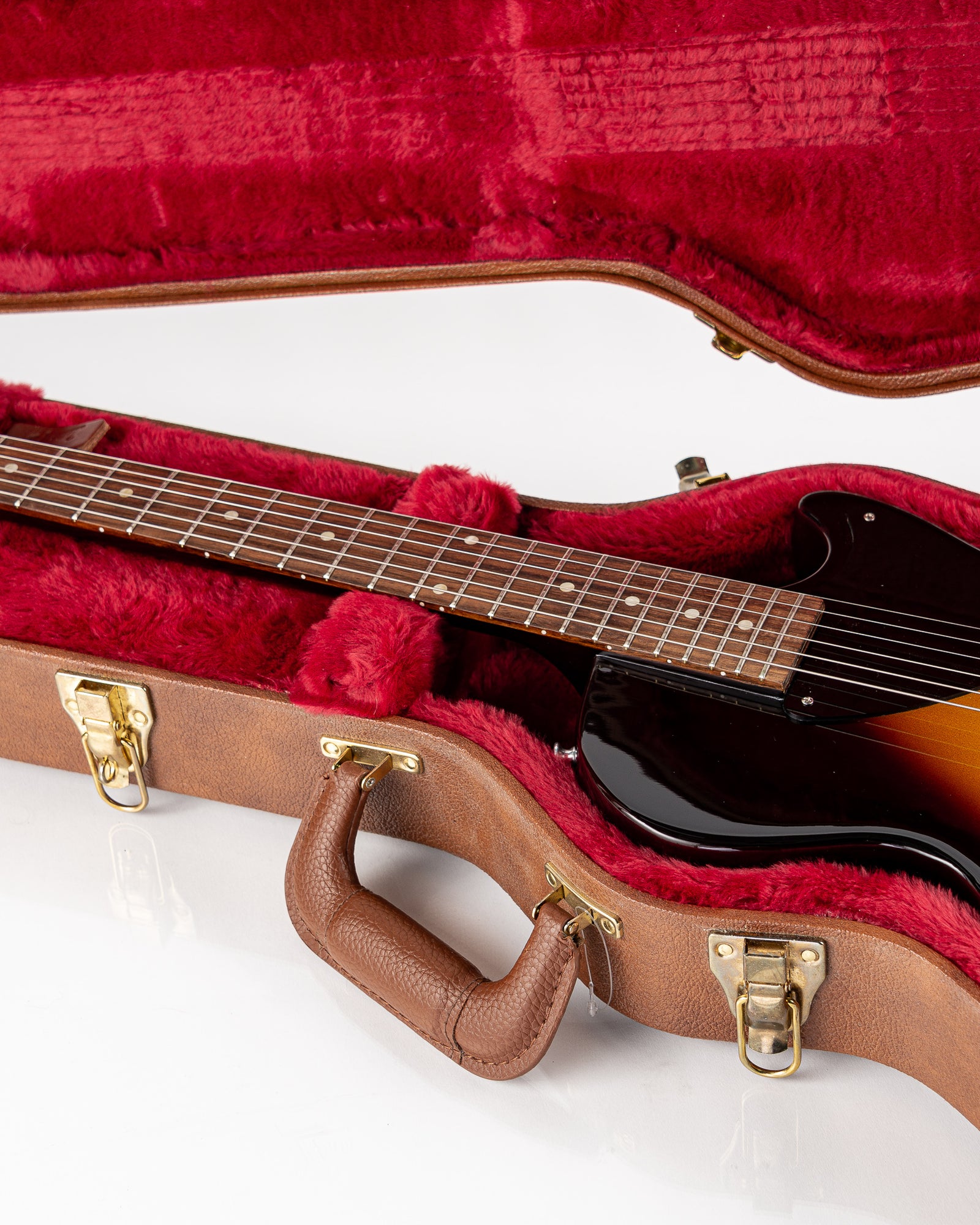 USED Gibson Les Paul Jr. Electric Guitar- Vintage Tobacco Burst with Hardshell Case