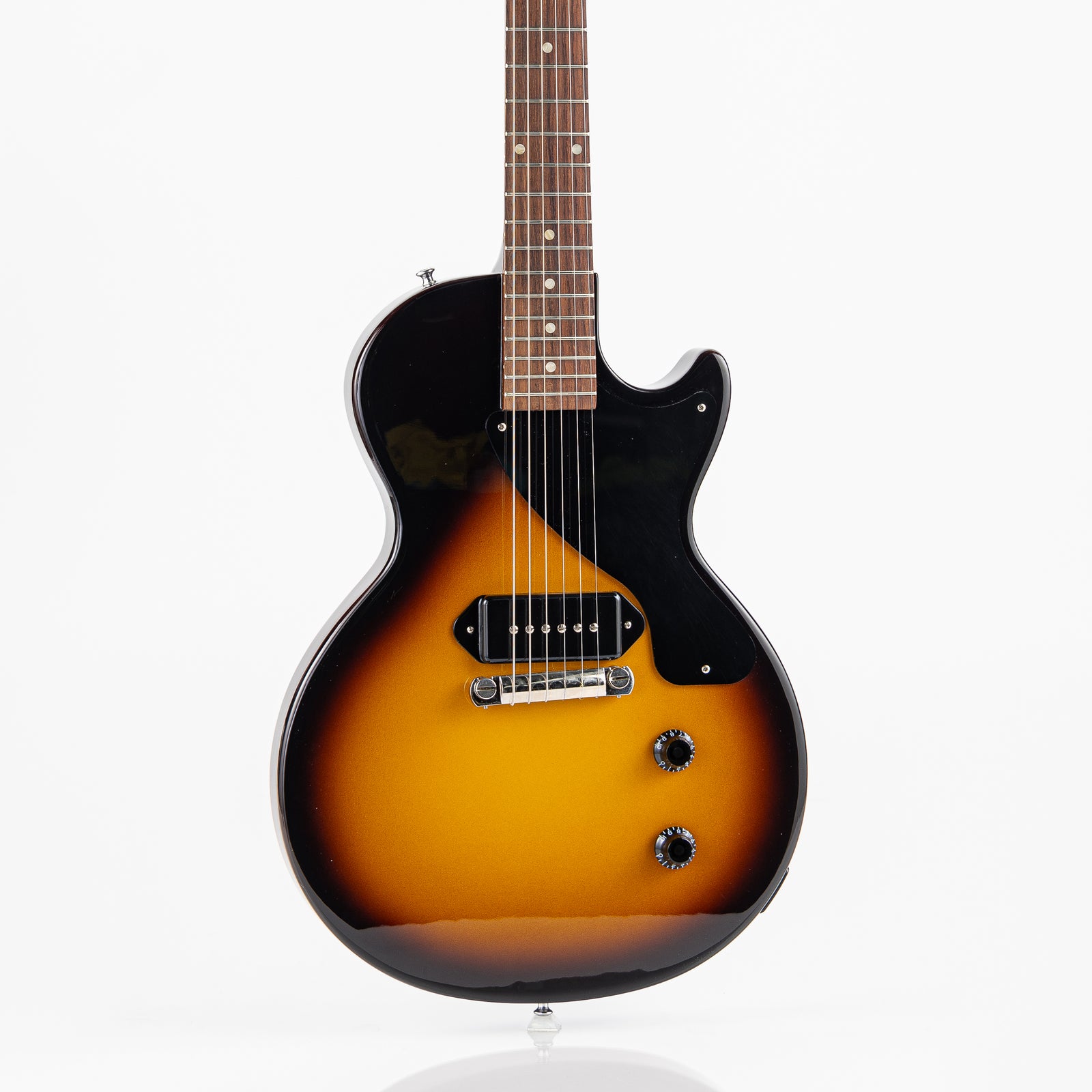 USED Gibson Les Paul Jr. Electric Guitar- Vintage Tobacco Burst with Hardshell Case