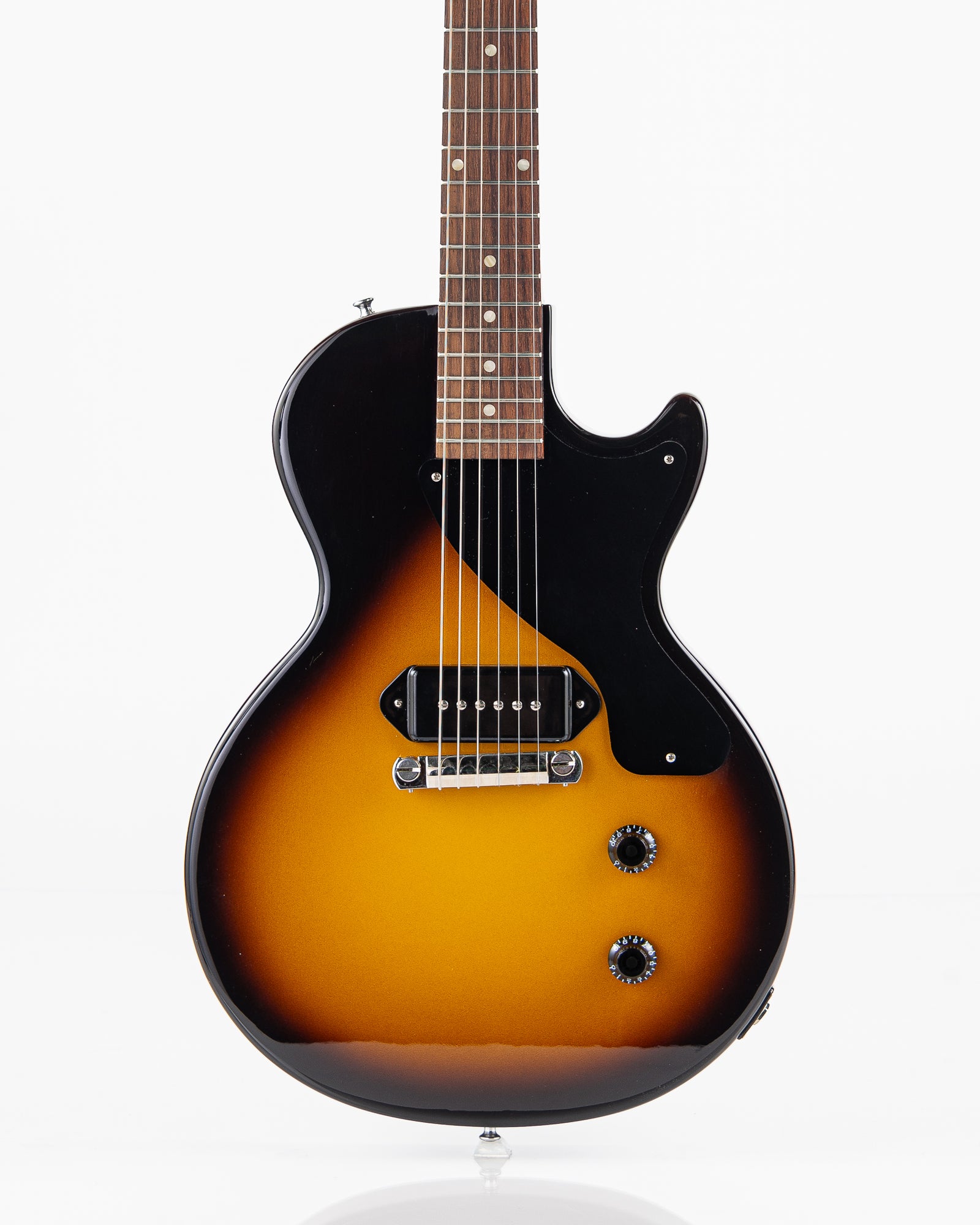 USED Gibson Les Paul Jr. Electric Guitar- Vintage Tobacco Burst with Hardshell Case