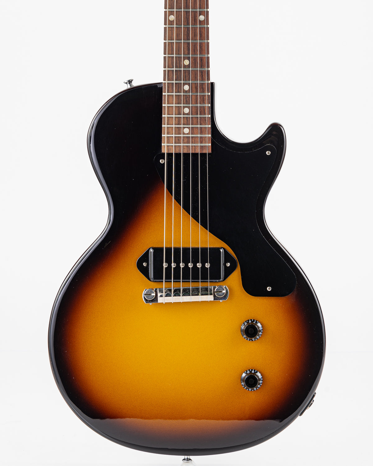USED Gibson Les Paul Jr. Electric Guitar- Vintage Tobacco Burst with Hardshell Case