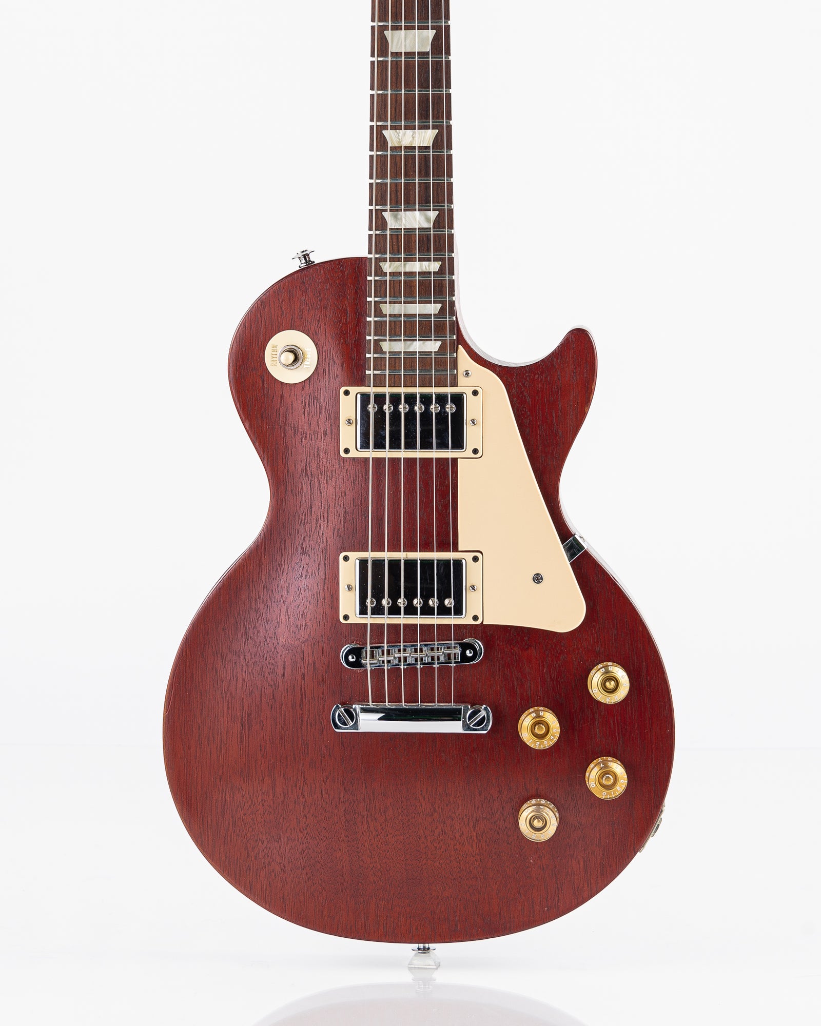 USED 2005 Gibson Les Paul Studio Vintage Electric Guitar - Worn Cherry with Gibson Hardshell Case