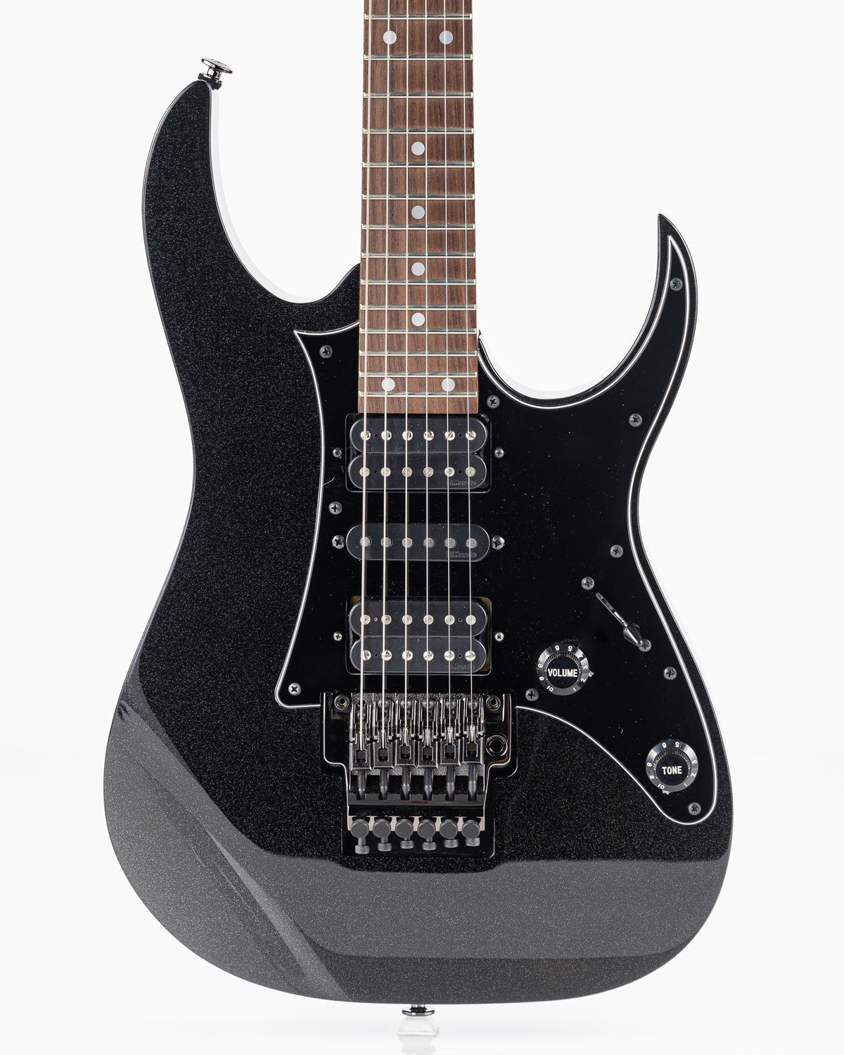 USED Ibanez RG655-GK Prestige Electric Guitar - Galaxy Black with Hardshell Case