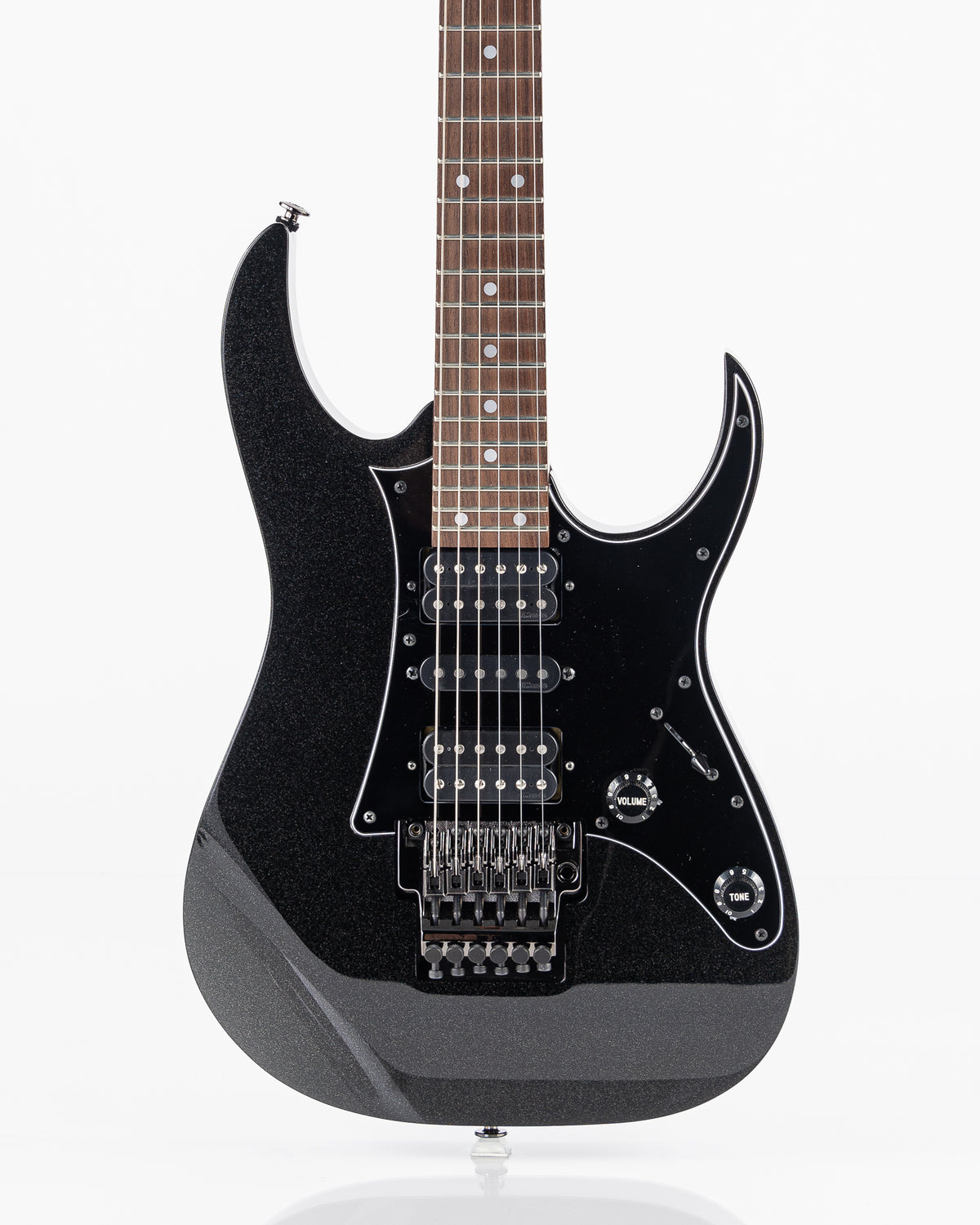 USED Ibanez RG655-GK Prestige Electric Guitar - Galaxy Black with Hardshell Case