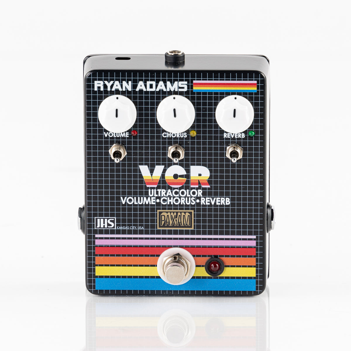 USED JHS Ryan Adams VCR UltraColor Volume-Chorus-Reverb Pedal w/ Original Box