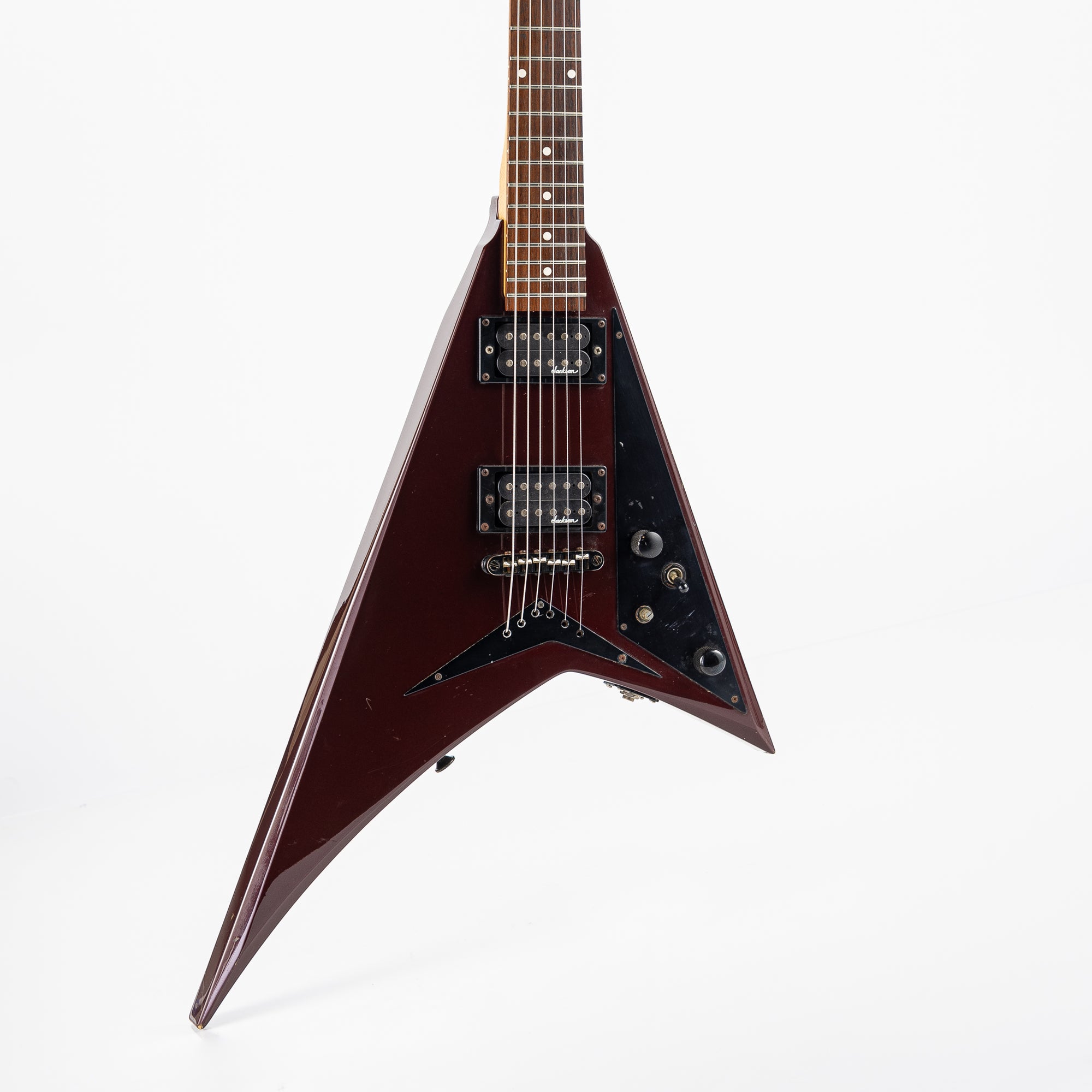 USED Jackson PS-3 Rhoads Electric Guitar - Burgundy