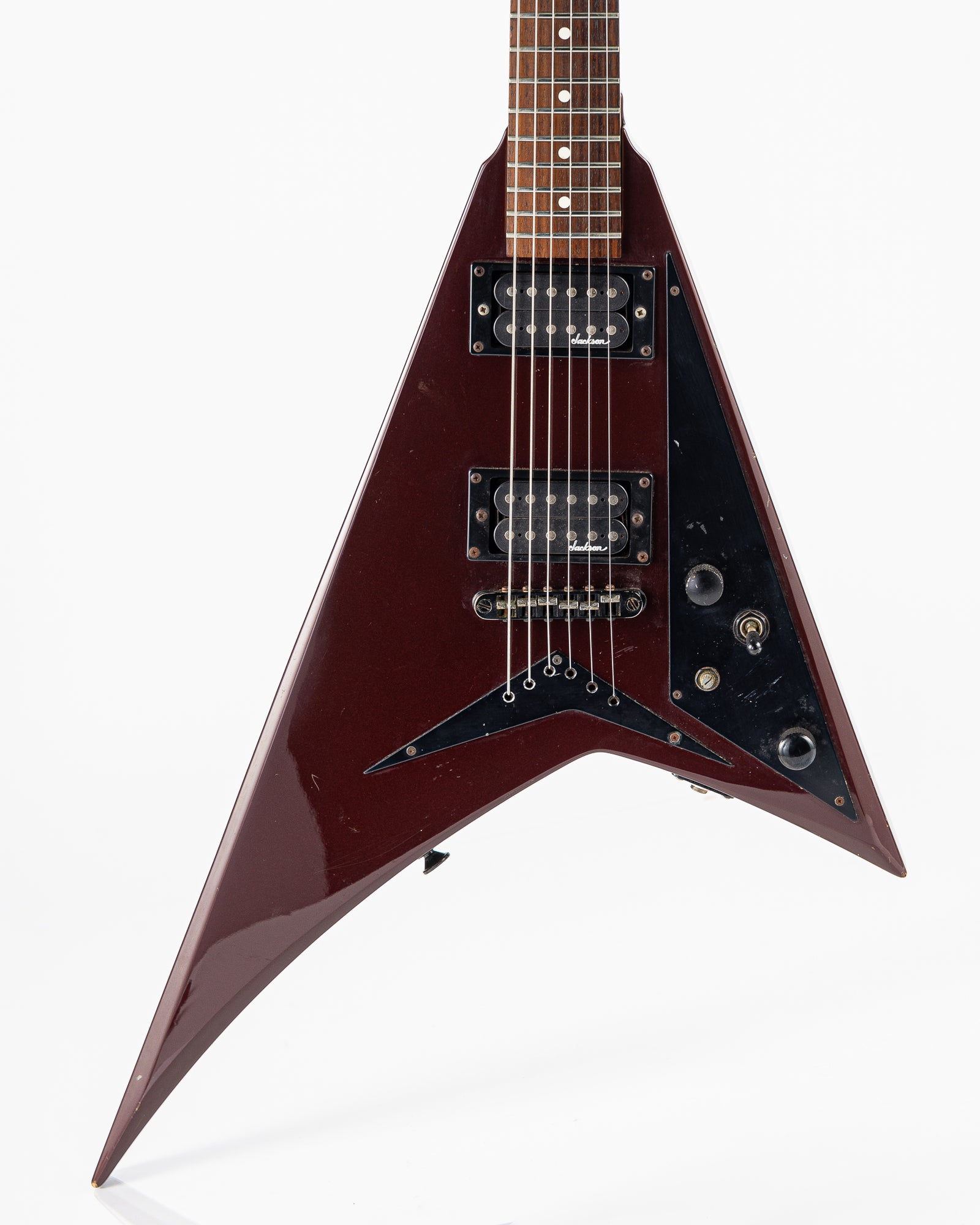 USED Jackson PS-3 Rhoads Electric Guitar - Burgundy