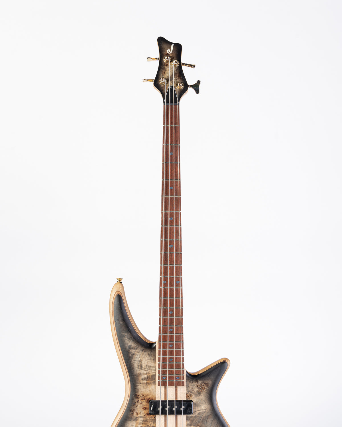 USED Jackson Pro Series Spectra Bass SBP IV with Caramelized Jatoba Fingerboard - Transparent Black Burst