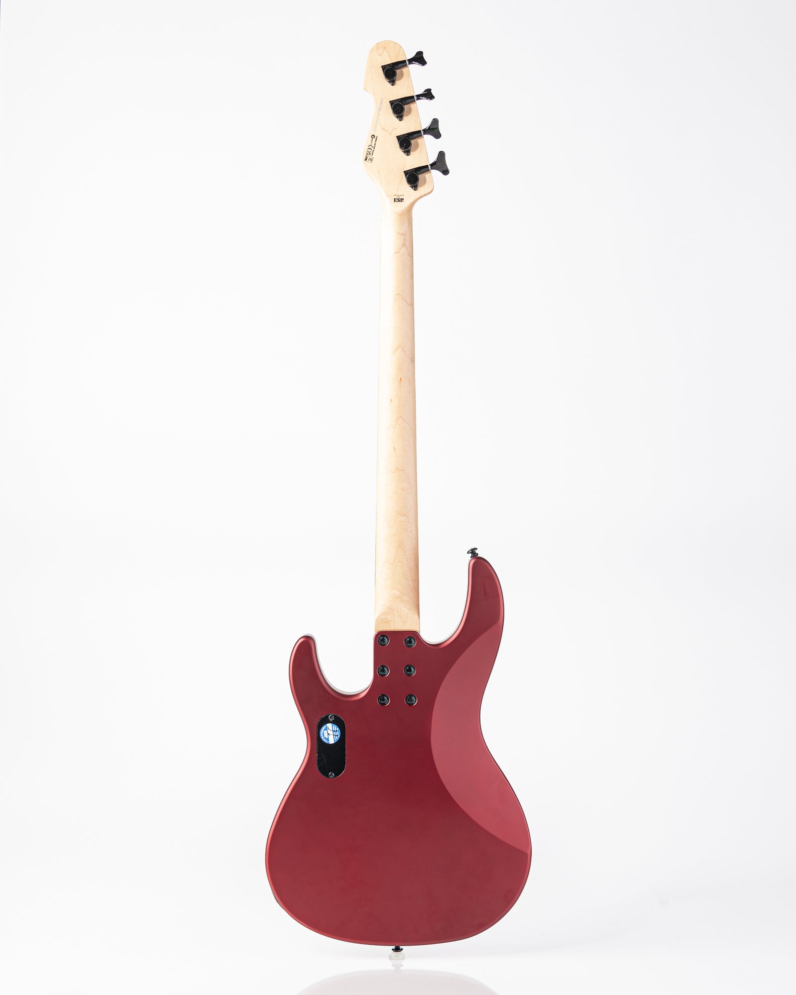 USED ESP LTD AP-4 Bass Guitar - Candy Apple Red Satin