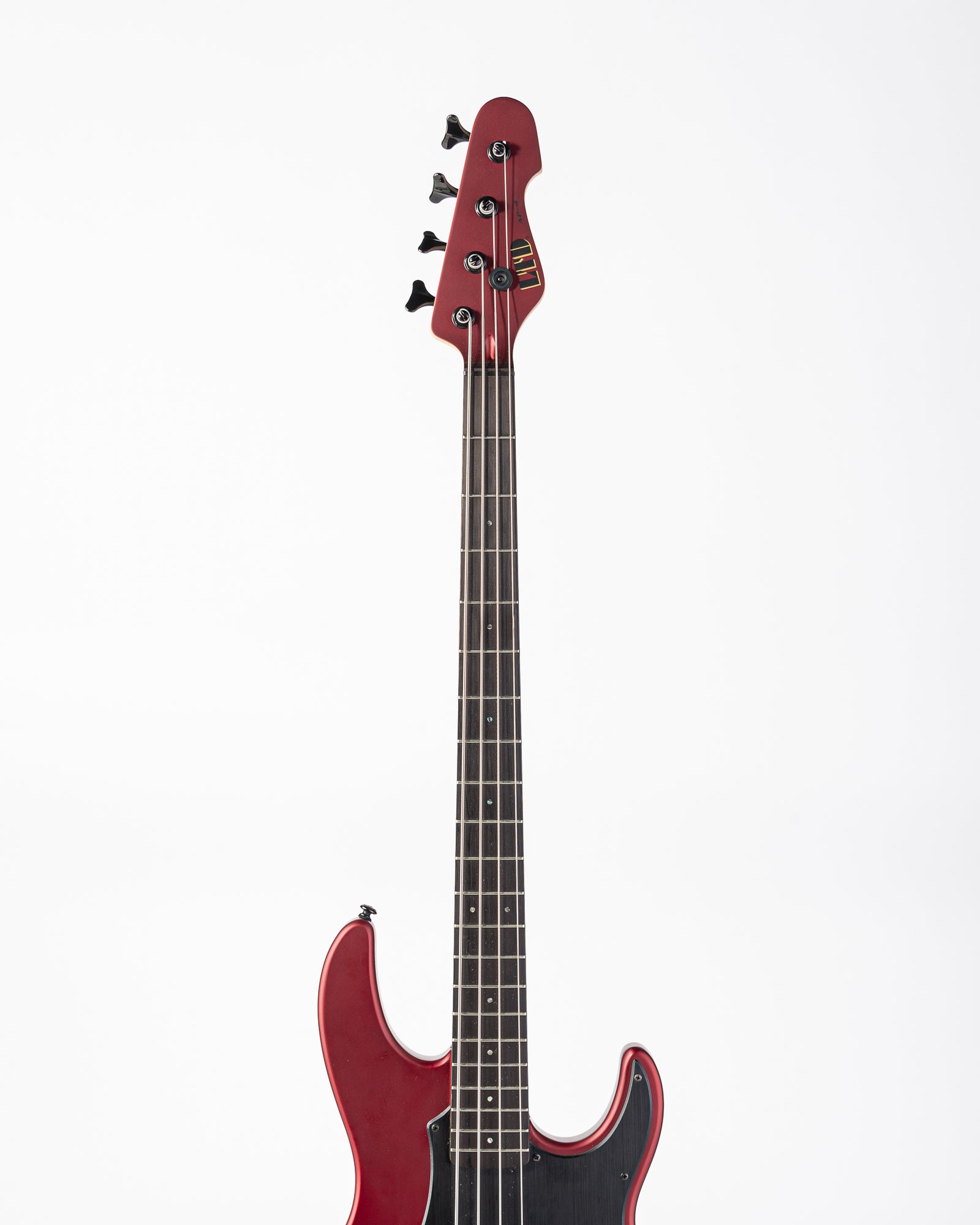 USED ESP LTD AP-4 Bass Guitar - Candy Apple Red Satin