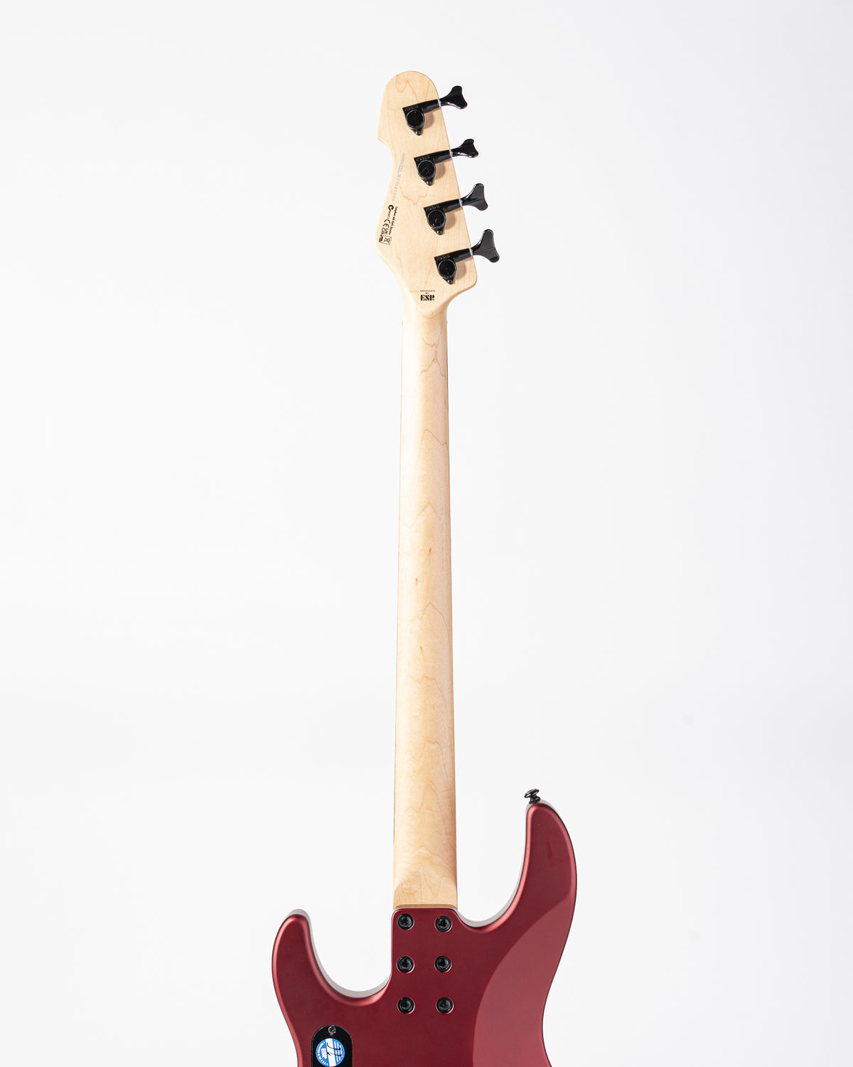 USED ESP LTD AP-4 Bass Guitar - Candy Apple Red Satin