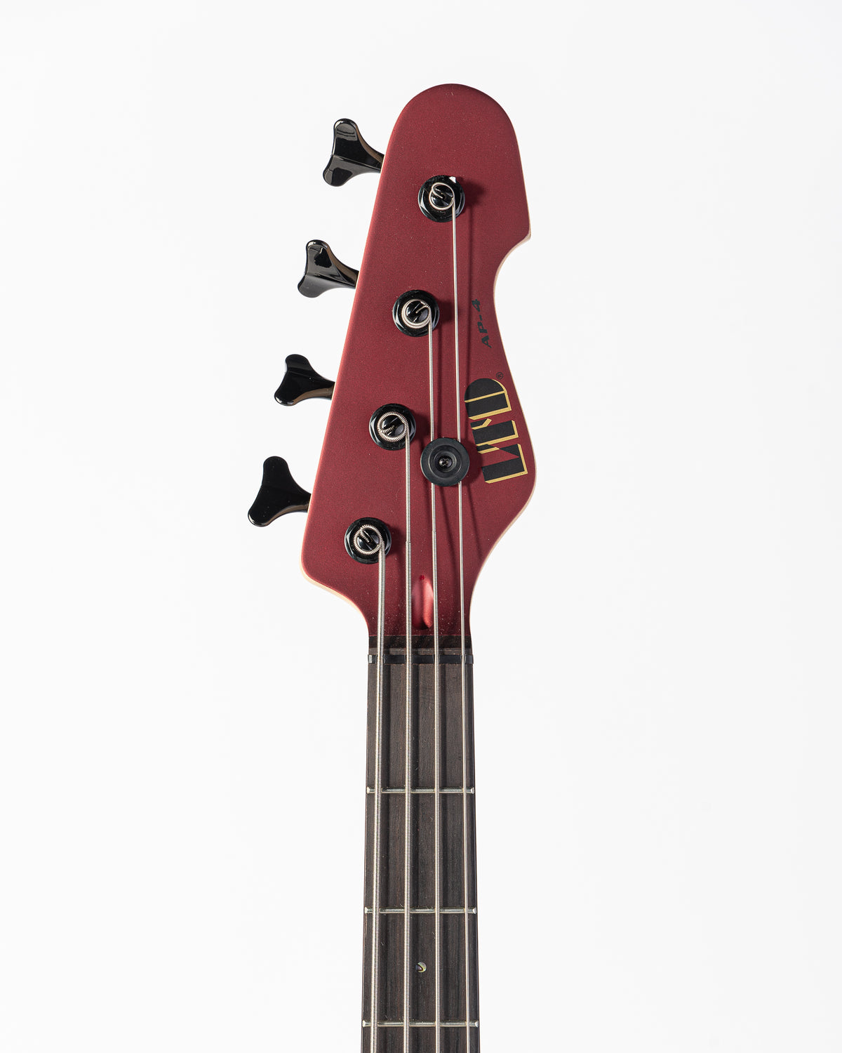 USED ESP LTD AP-4 Bass Guitar - Candy Apple Red Satin