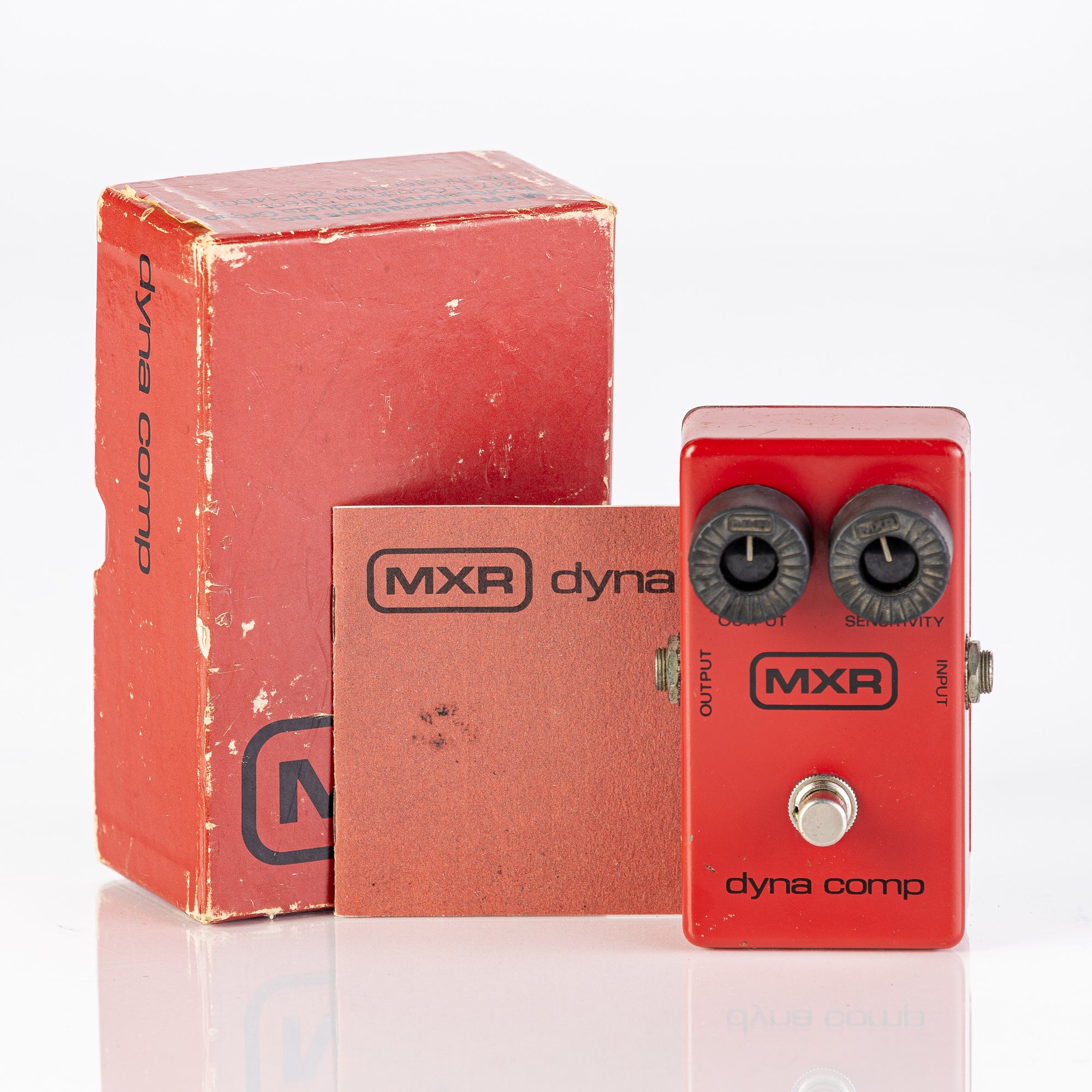 USED Late 1970's MXR MX-102 Dyna Comp Compression Pedal with Box and Instructions