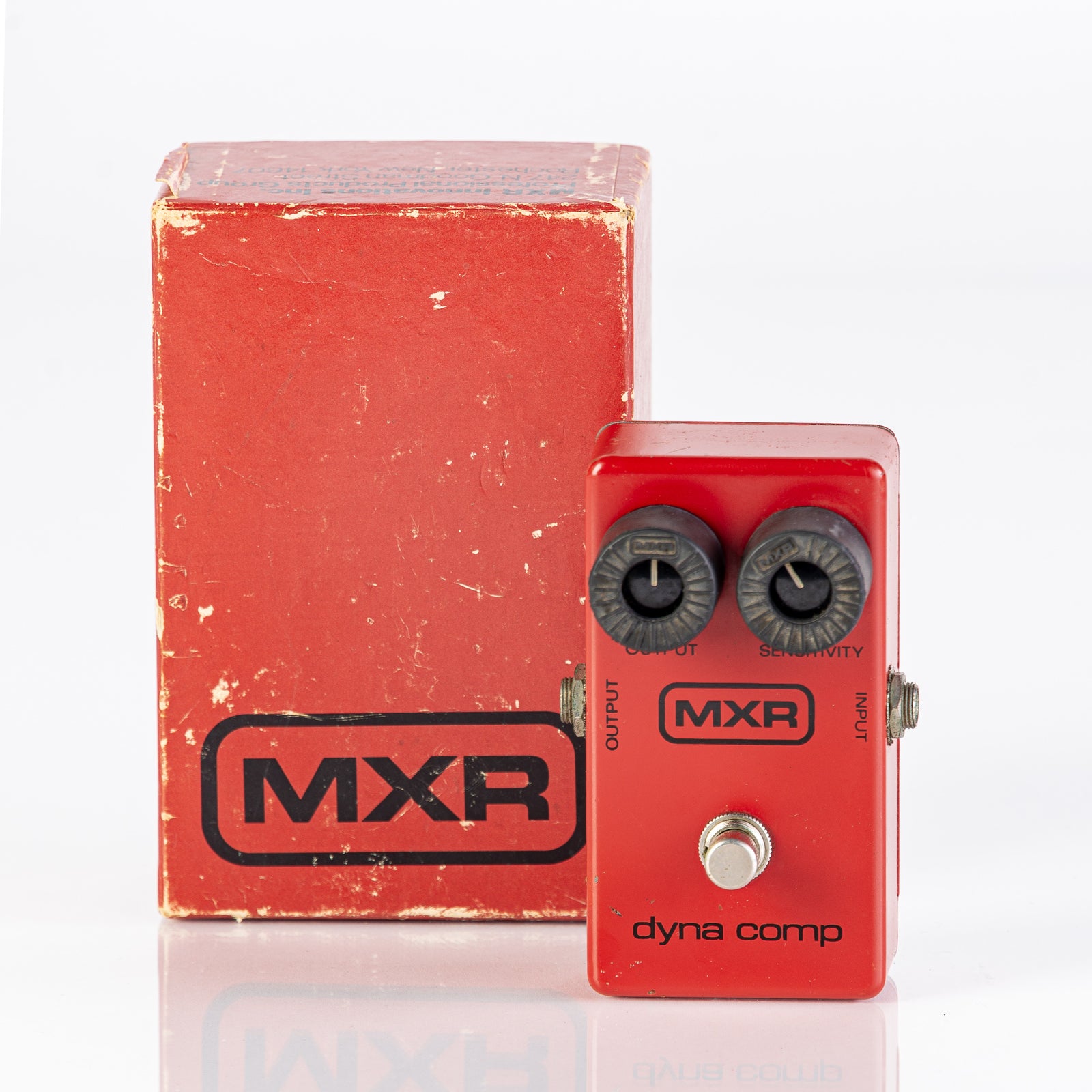 USED Late 1970's MXR MX-102 Dyna Comp Compression Pedal with Box and Instructions